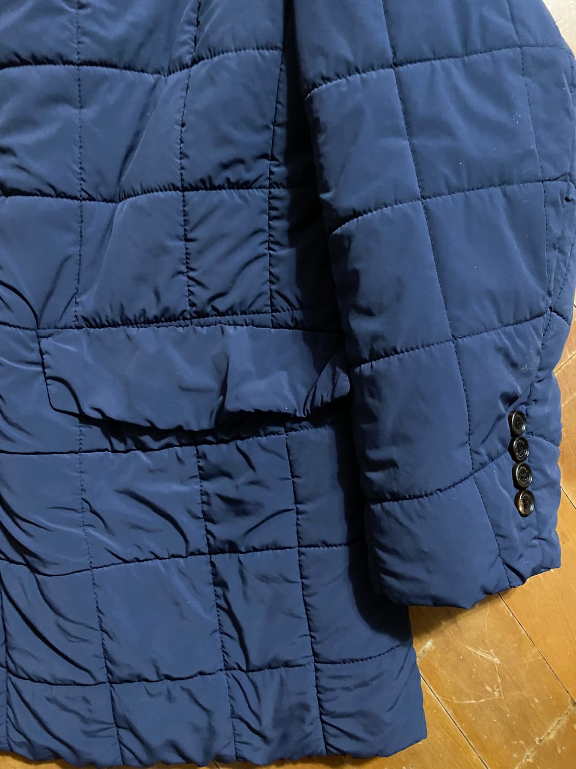 빈폴 남성 네이비 퀼팅 자켓 115 (110추천) 상품이미지3