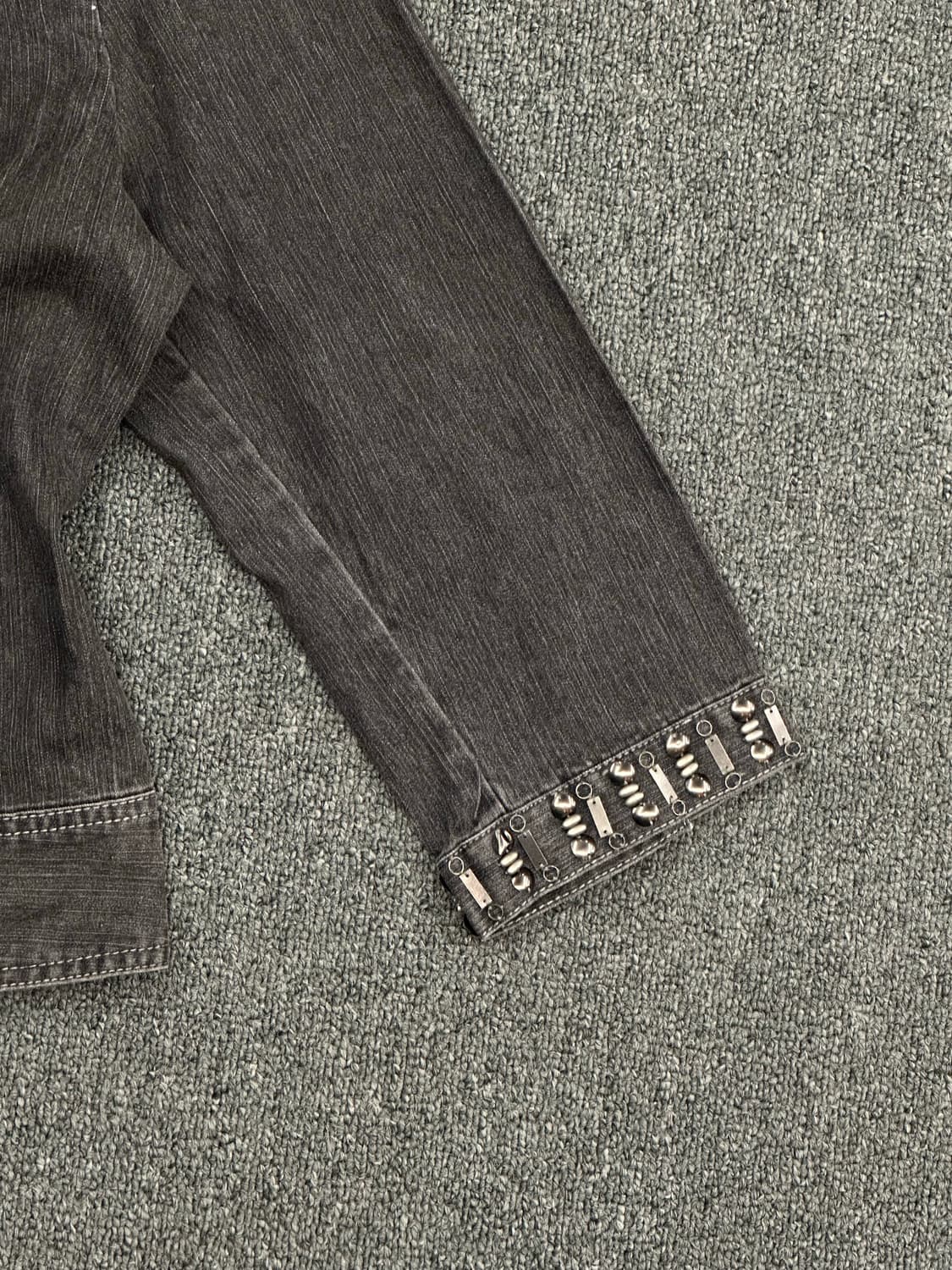 16)Ruby Rd. 빈티지 흑청 데님자켓 상품이미지6