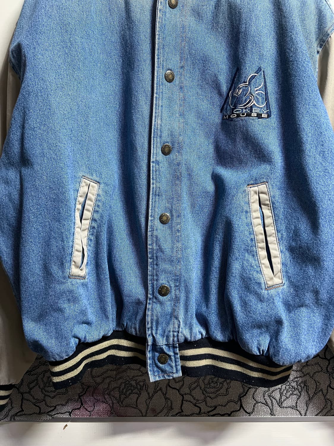 빈티지 디즈니 미키마우스 데님 자켓 상품이미지4