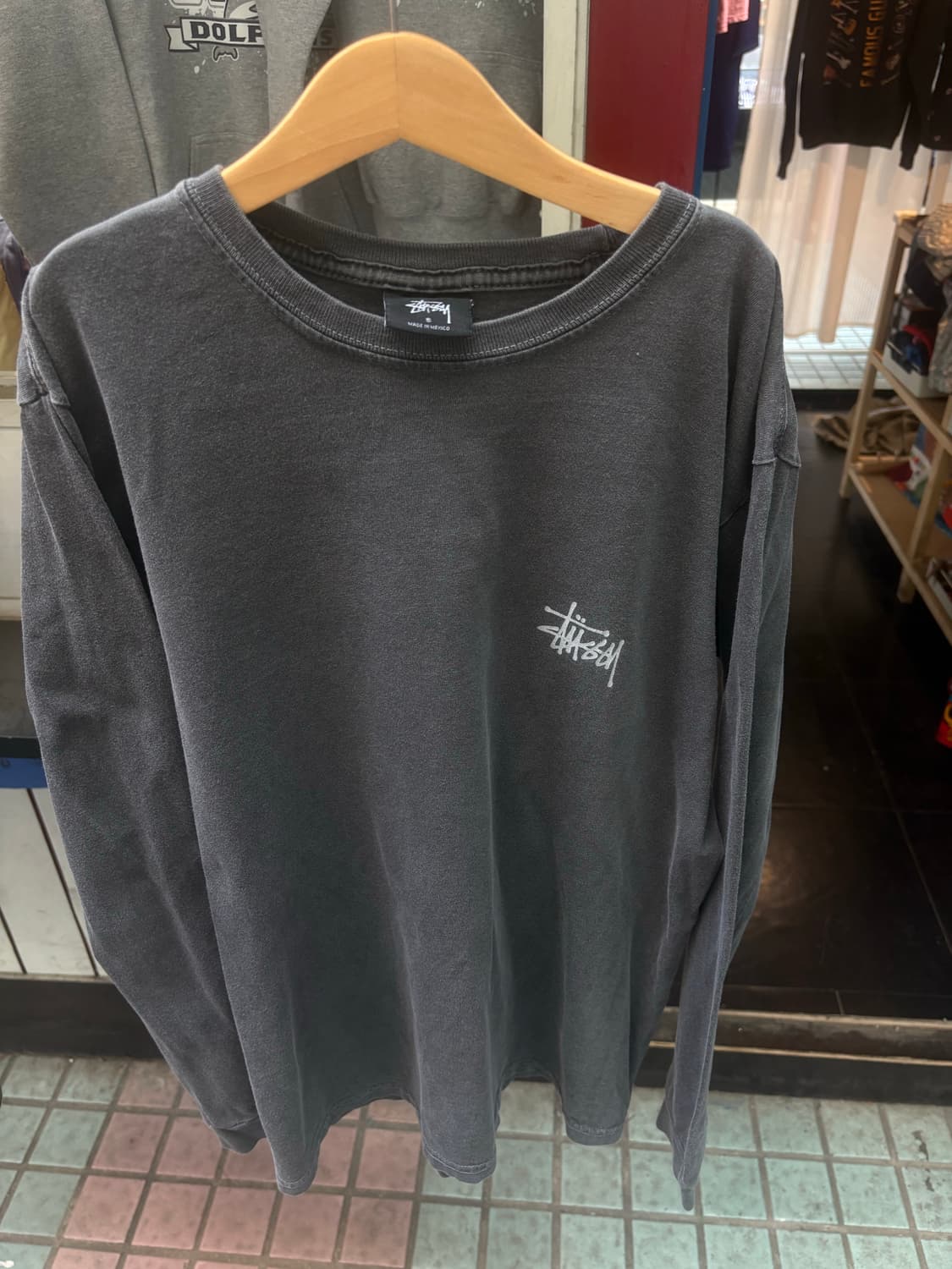 스투시 피그먼트 롱슬리브 s 상품이미지1