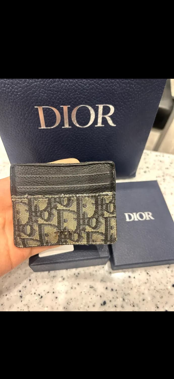 디올 오블리크 카드지갑 (풀구성) 상품이미지2