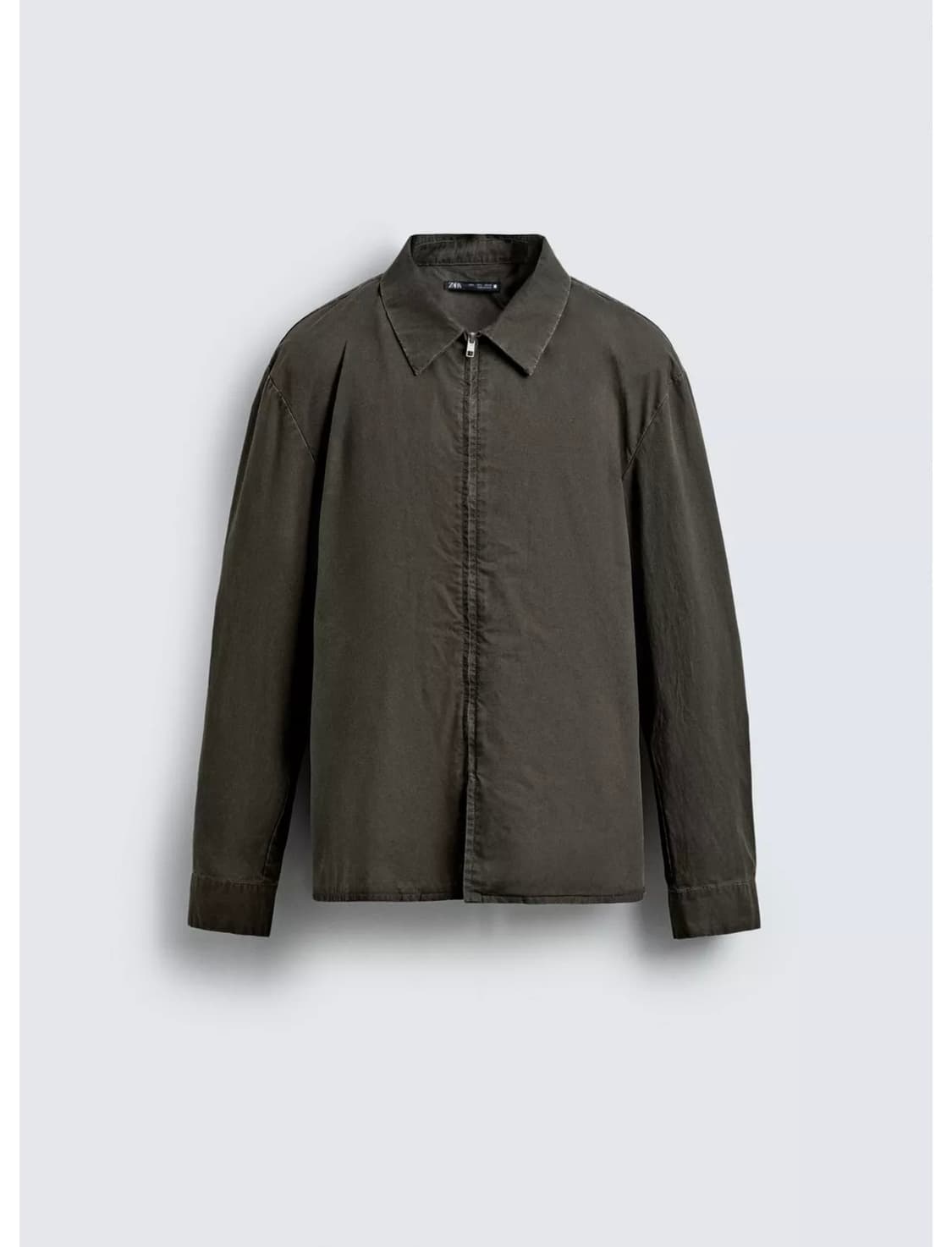 ZARA 워싱 릴렉스 핏 오버셔츠 상품이미지1