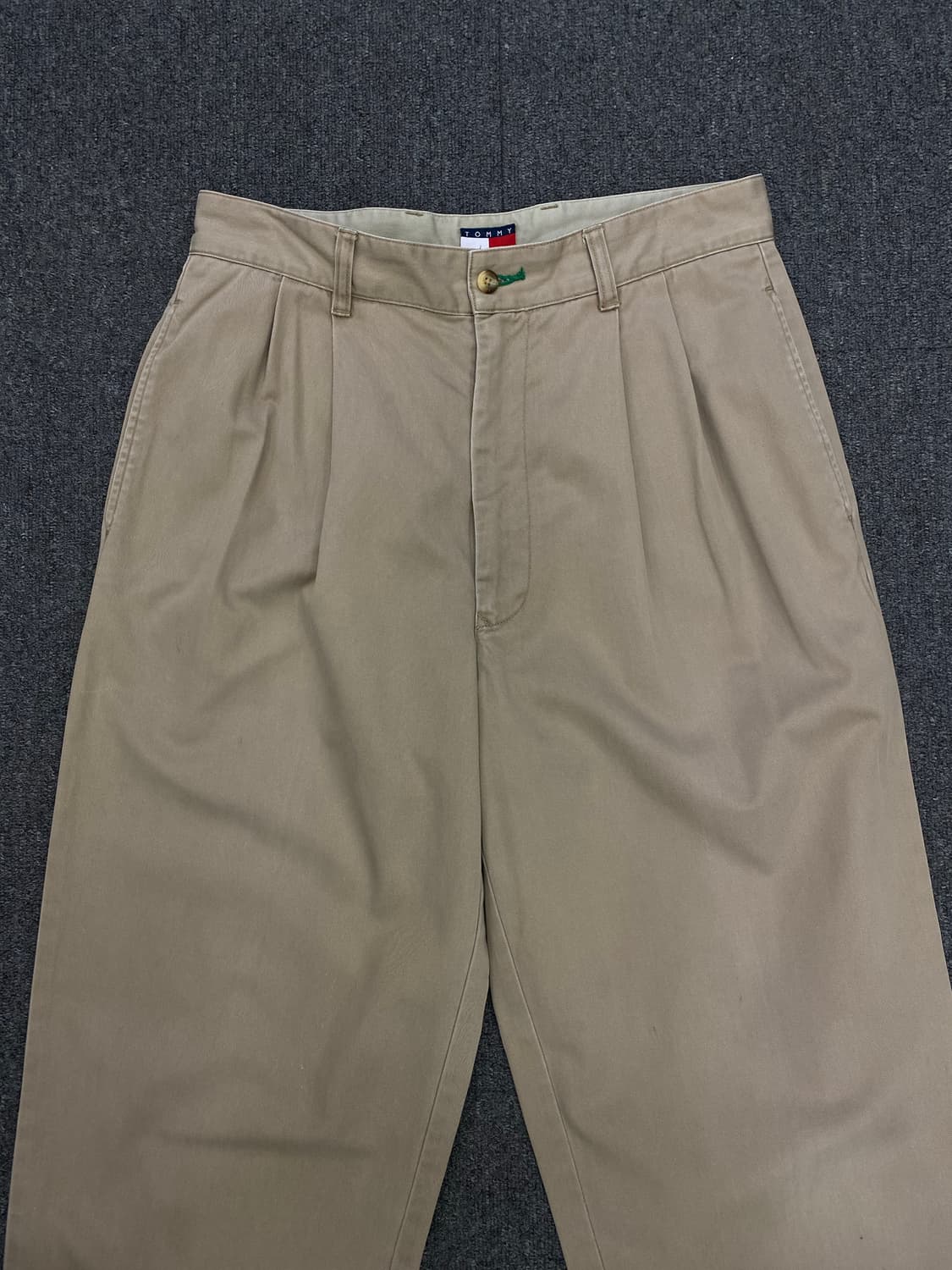 90s Tommy hilfiger 타미힐피거 투턱 코튼 팬츠  상품이미지4