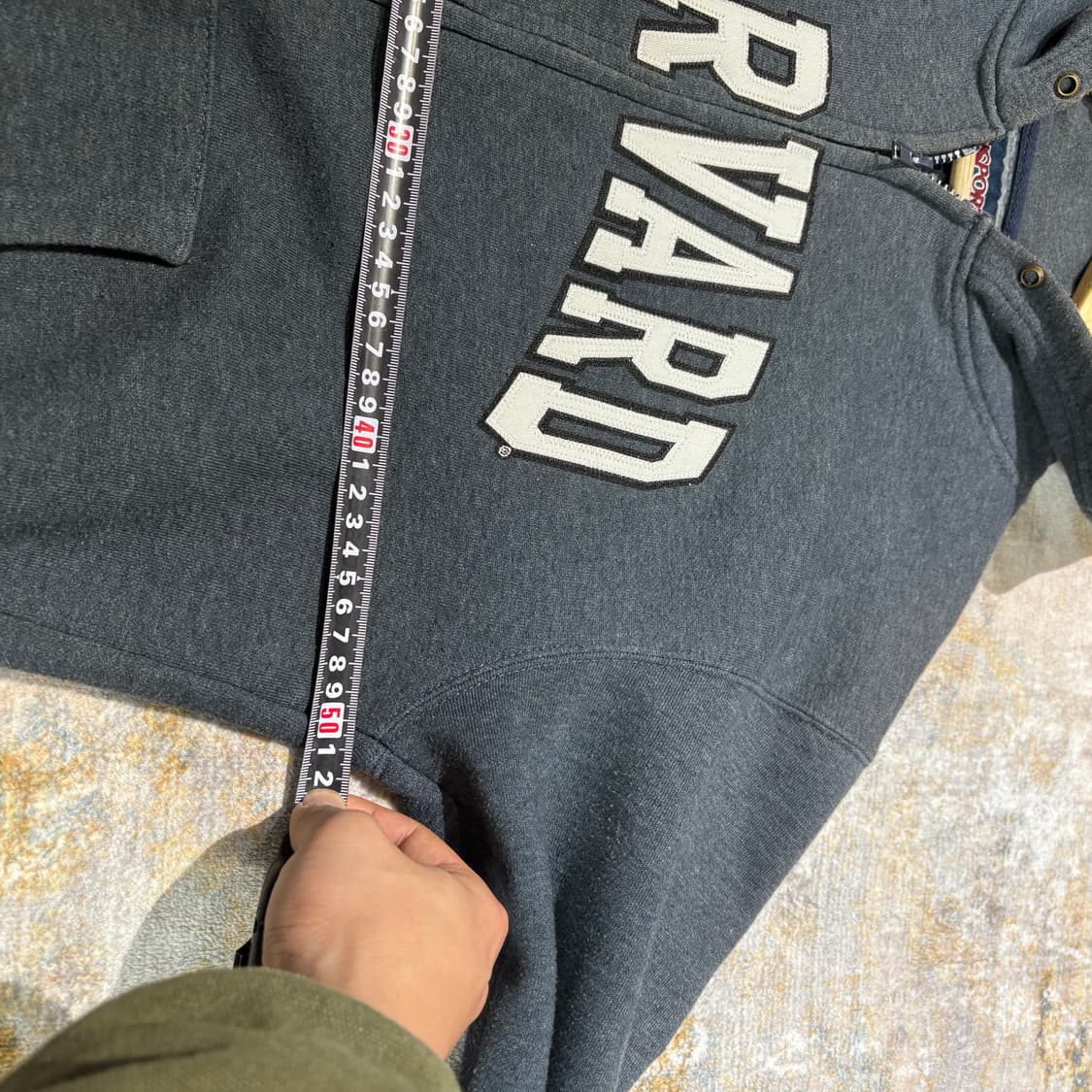 Jansport 빈티지 하버드 후드집업 상품이미지8