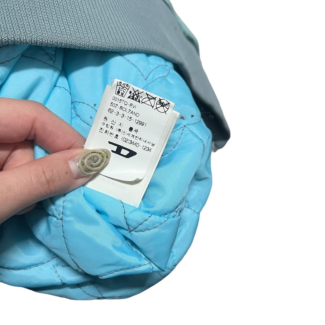 디젤 빈티지 그린 봄버 자켓 항공 점퍼 상품이미지8