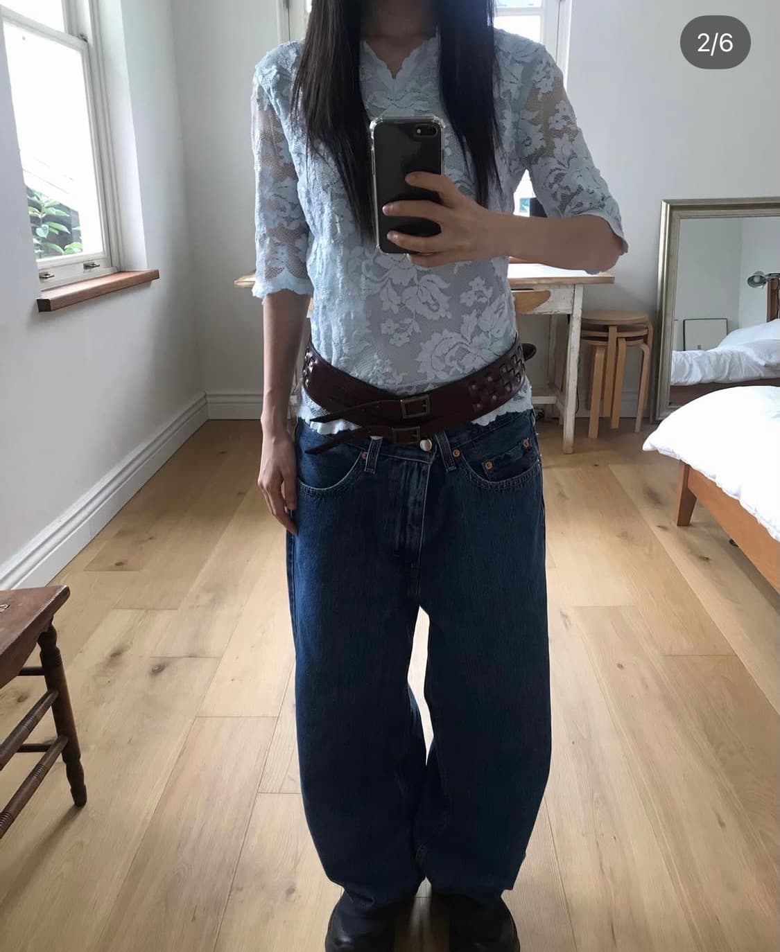 vintage lace top 상품이미지2