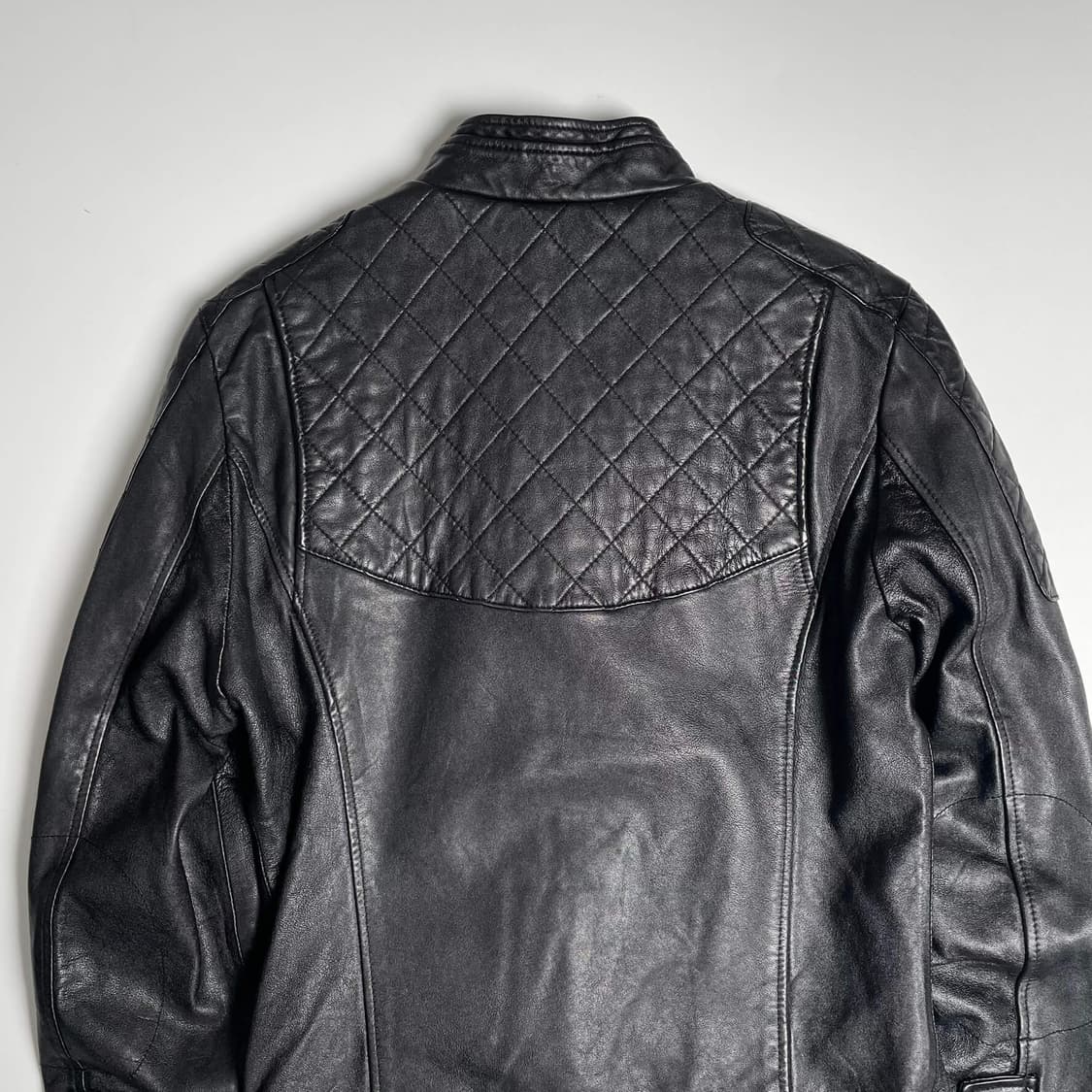 양가죽 스티치 숄더 자켓 상품이미지7