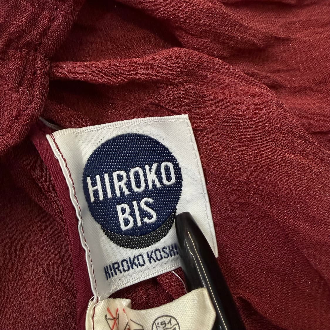 HIROKO BIS japan 히로코 비스 레이온 플리츠 오간자 원피스  상품이미지4