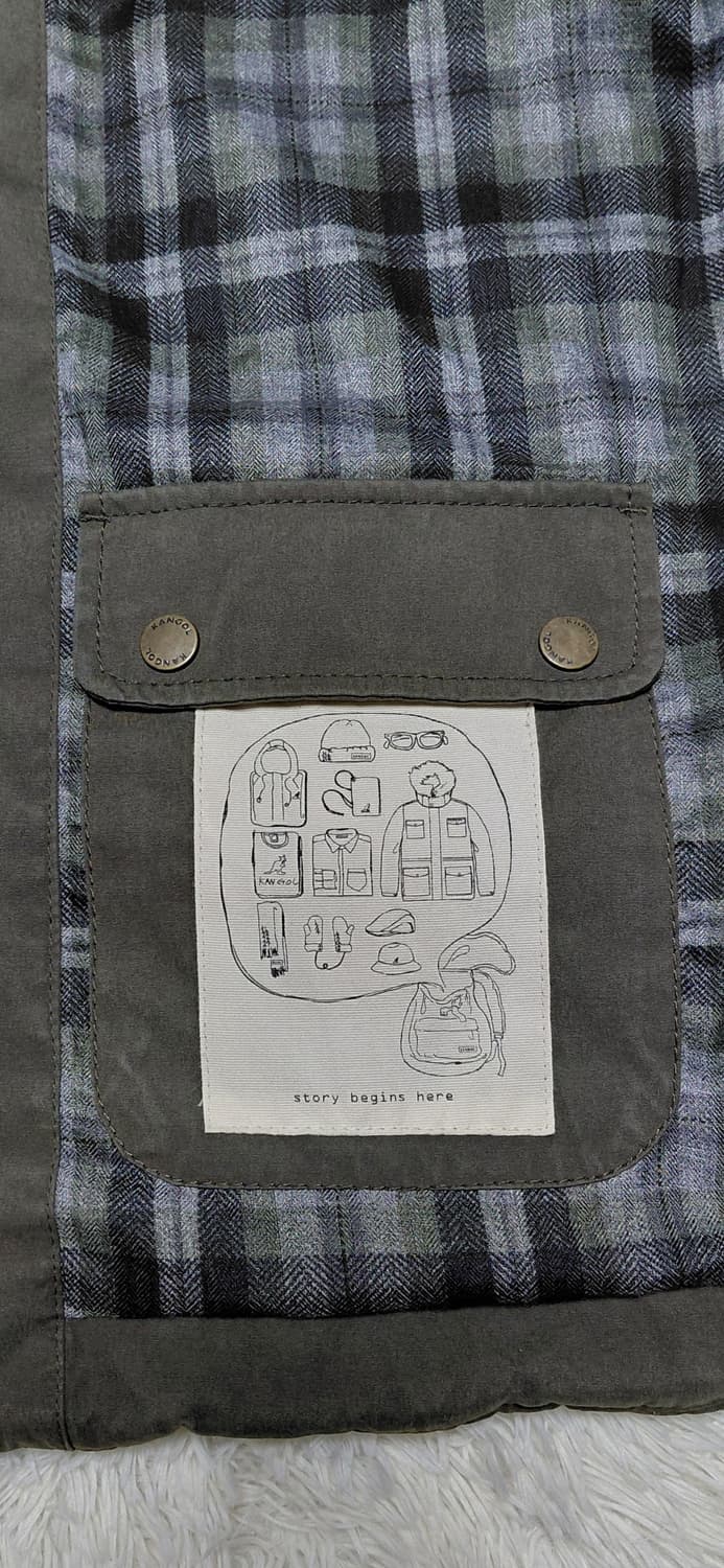캉골 Kangol Wool Block Vest (XL) - 택비포함 상품이미지10