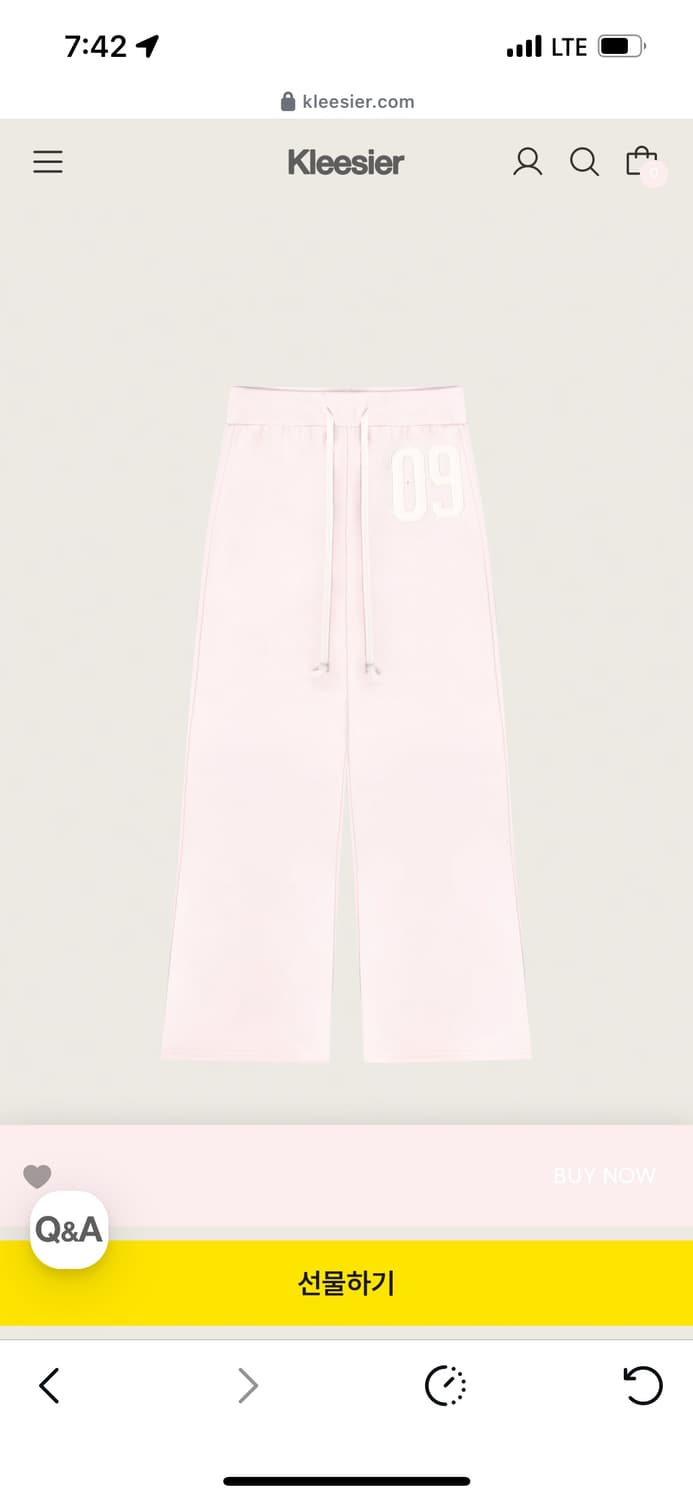 클리시어 09 셋업 쿨핑크 상품이미지2