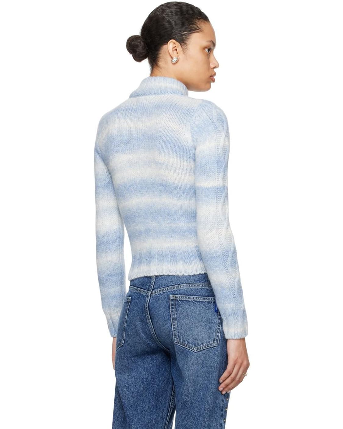 팔로마울 알파카 니트 집업 M 상품이미지5