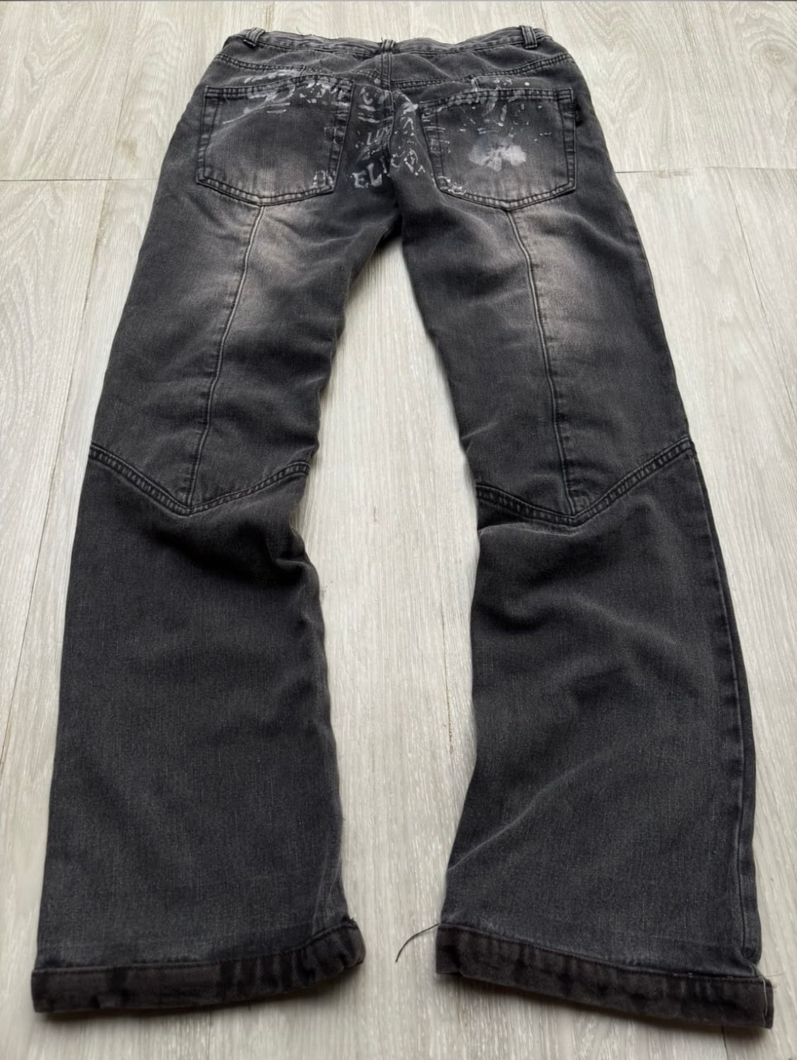 BERNING SHO 레이스업 플레어진 상품이미지5