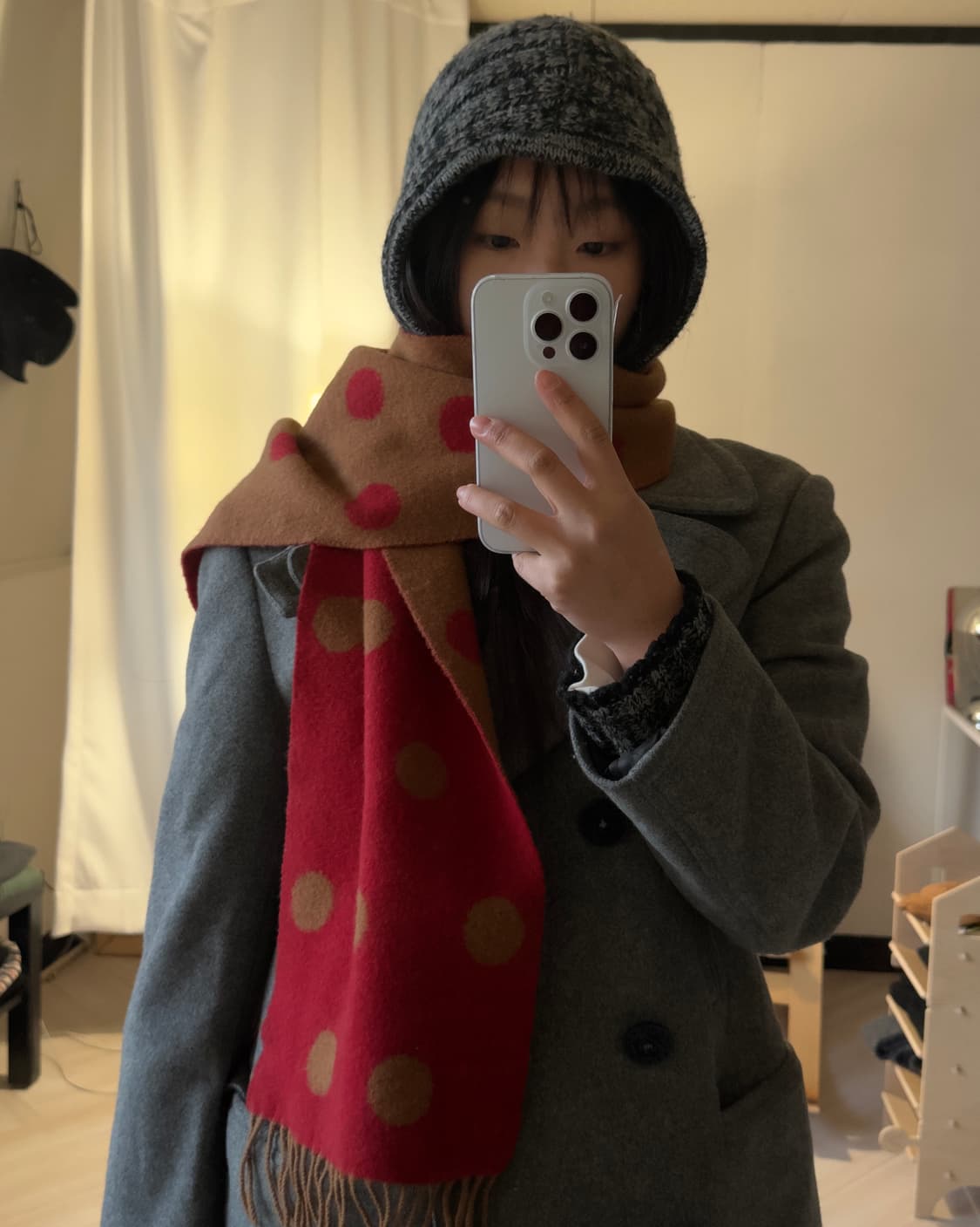 [Glen Prince ] dot muffler 상품이미지5