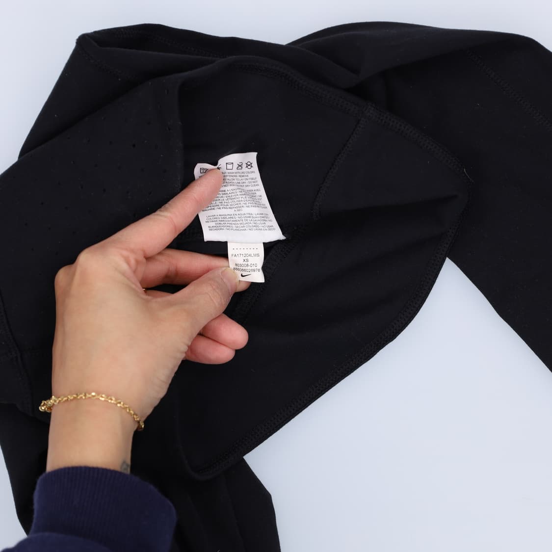 [XS] 나이키 여성 드라이핏 블랙 레깅스 (수선필요) 0119H2 상품이미지5