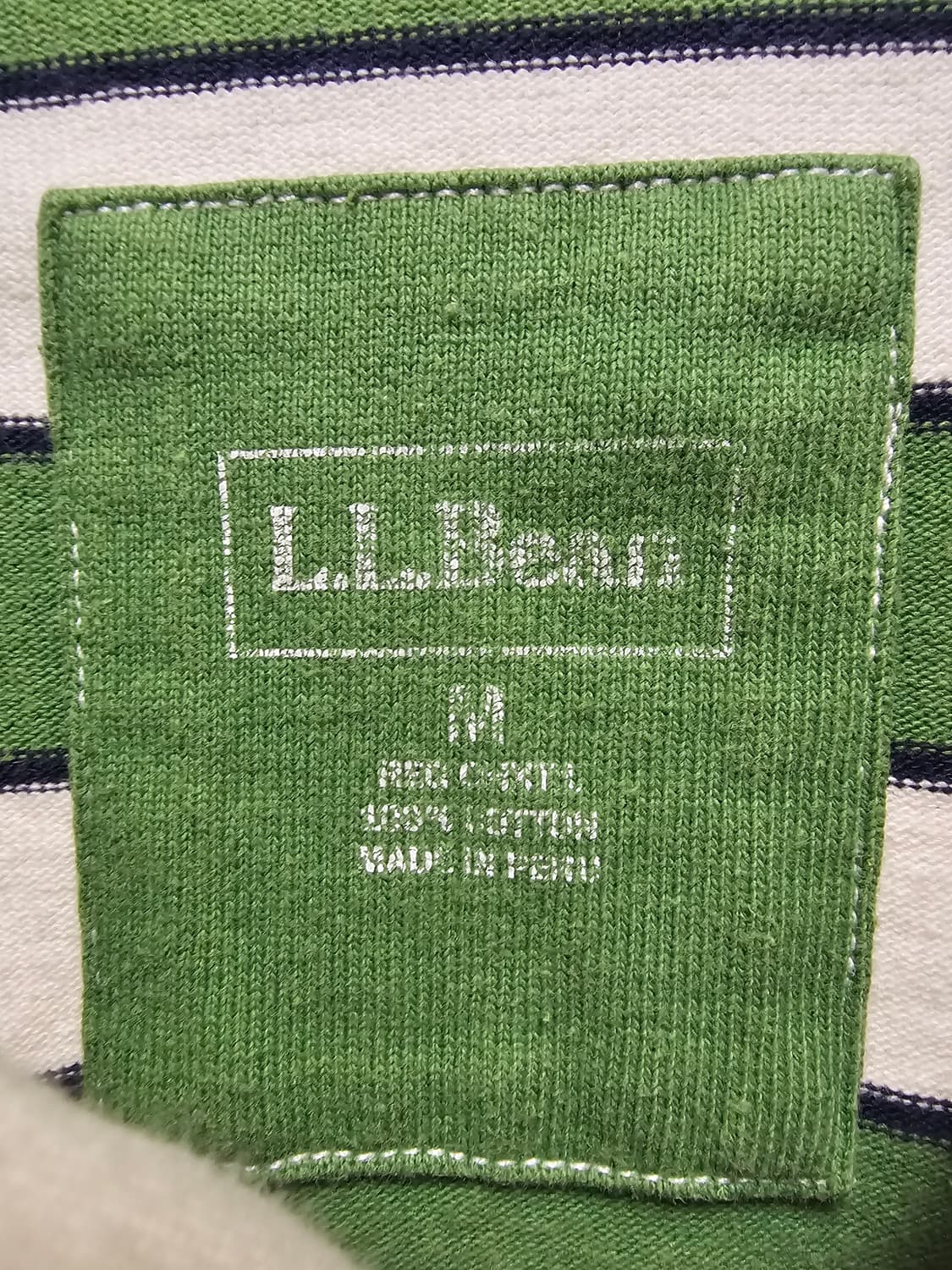 엘엘빈 럭비티 코튼 M 상품이미지8