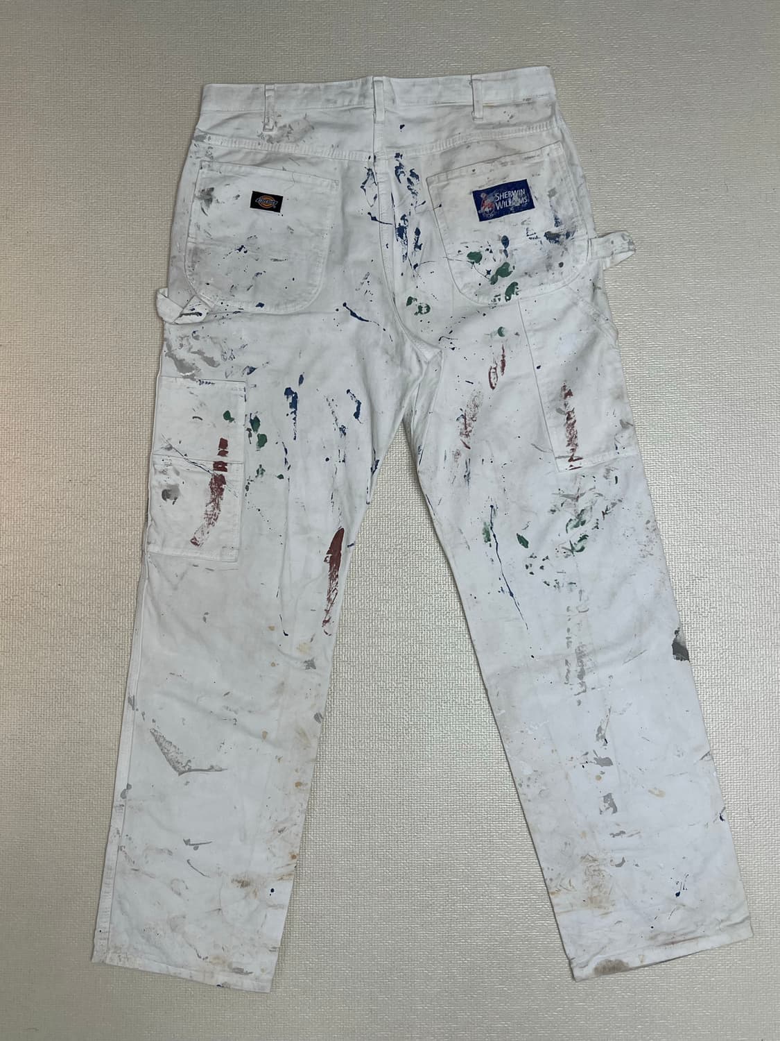 00s 디키즈 싱글니 페인팅 워크팬츠 36x34 상품이미지6