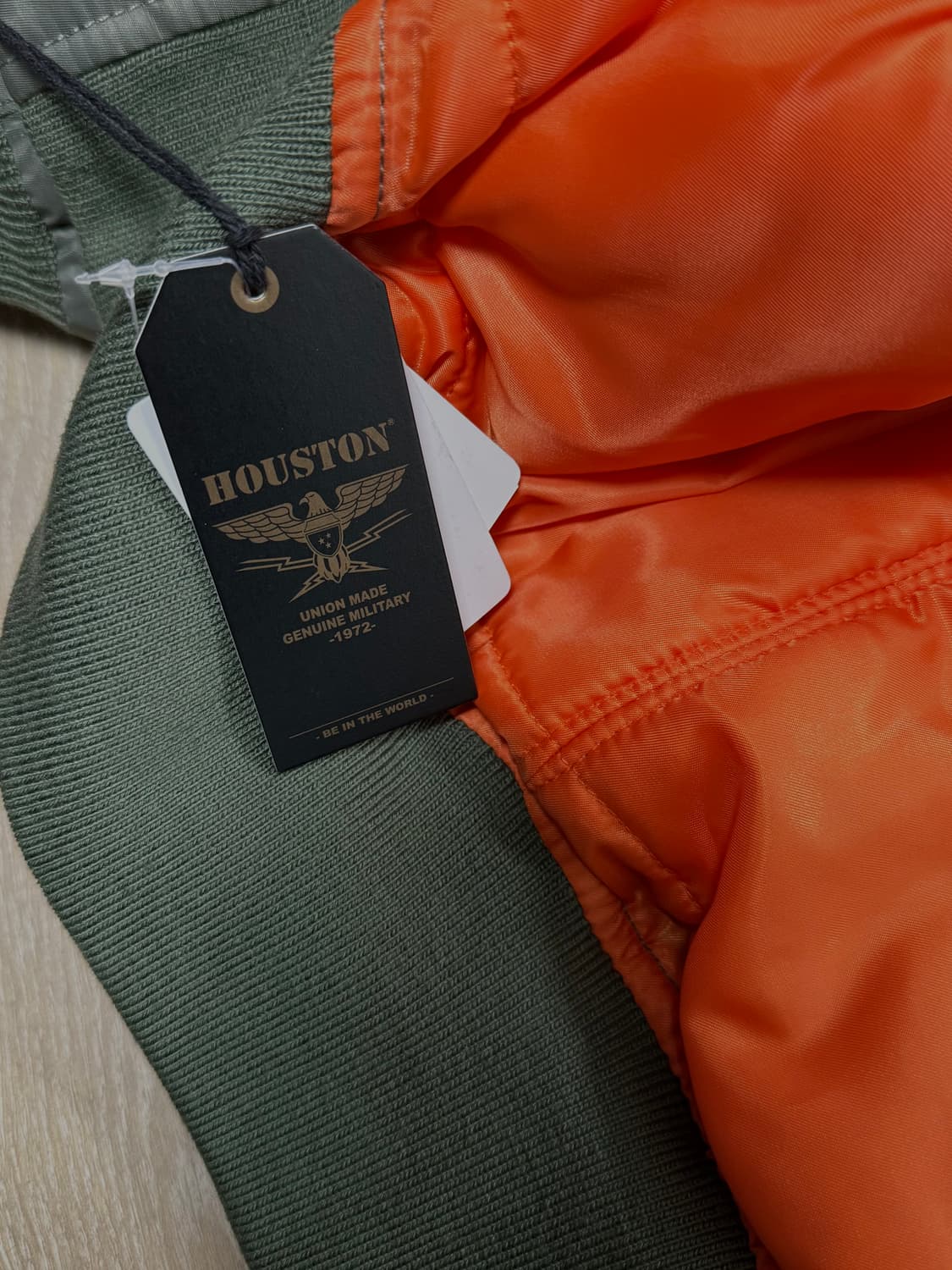 일본 휴스톤사 houston사  항공점퍼 ma-1 / ma1 새상품 상품이미지6