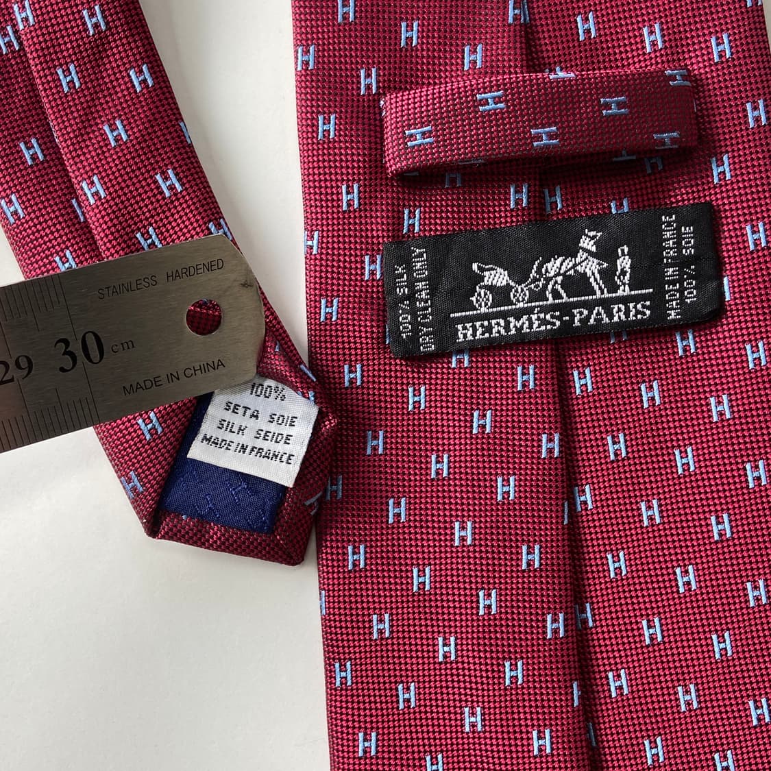 에르메스 H모노그램 명품 정품넥타이(HERMES) 상품이미지5