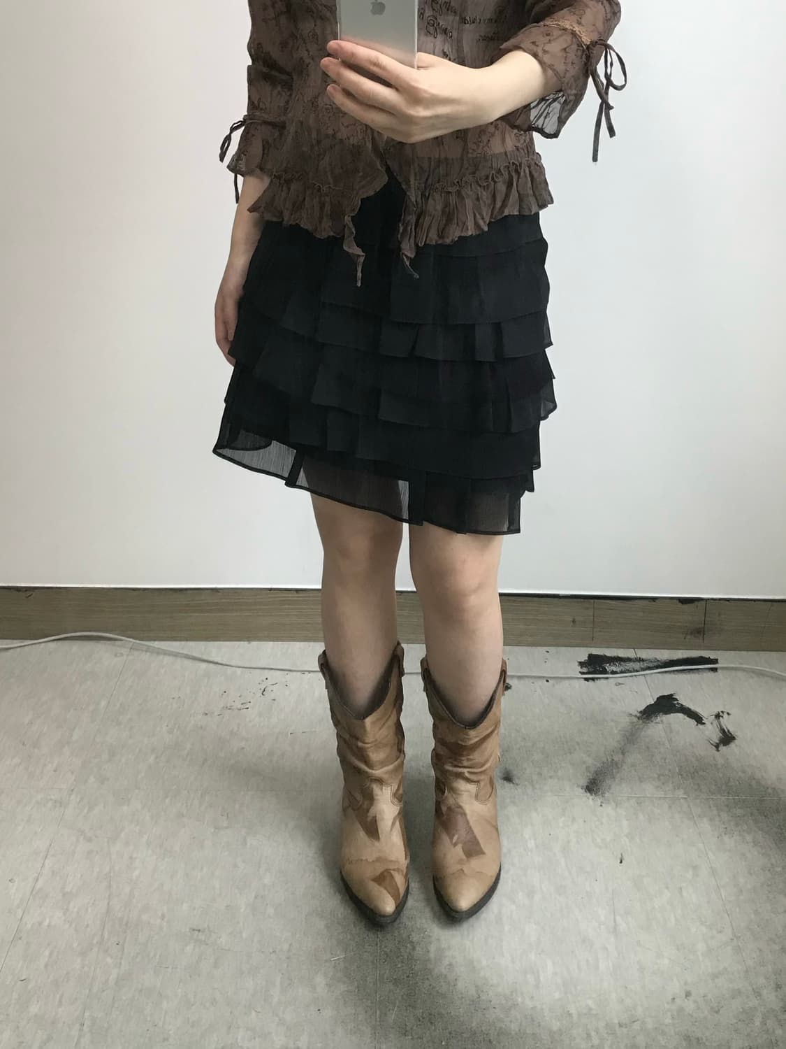 빈티지 캉캉 스커트 상품이미지1