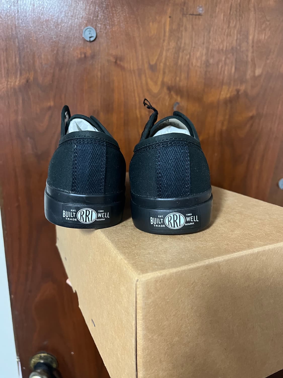 RRL 스니커즈 컨버스 블랙 7.5D,8D 상품이미지4