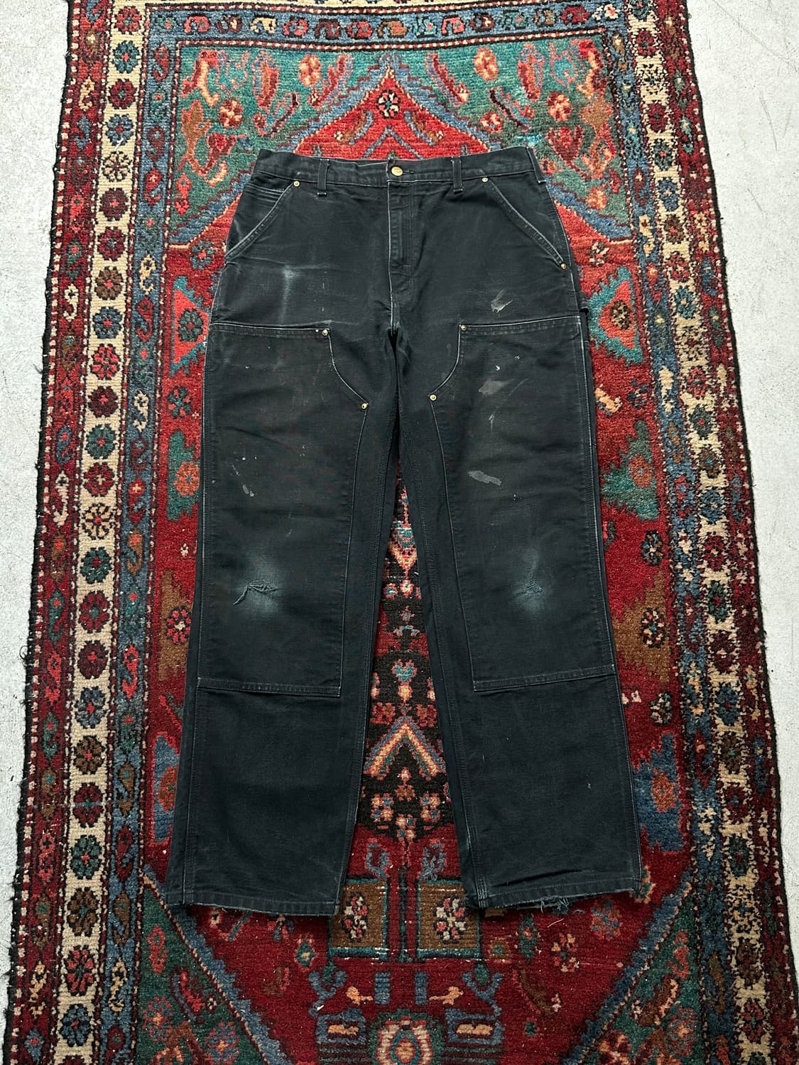 OG USA Made 칼하트 B01 더블니 블랙 칼하트 썩블니 상품이미지1