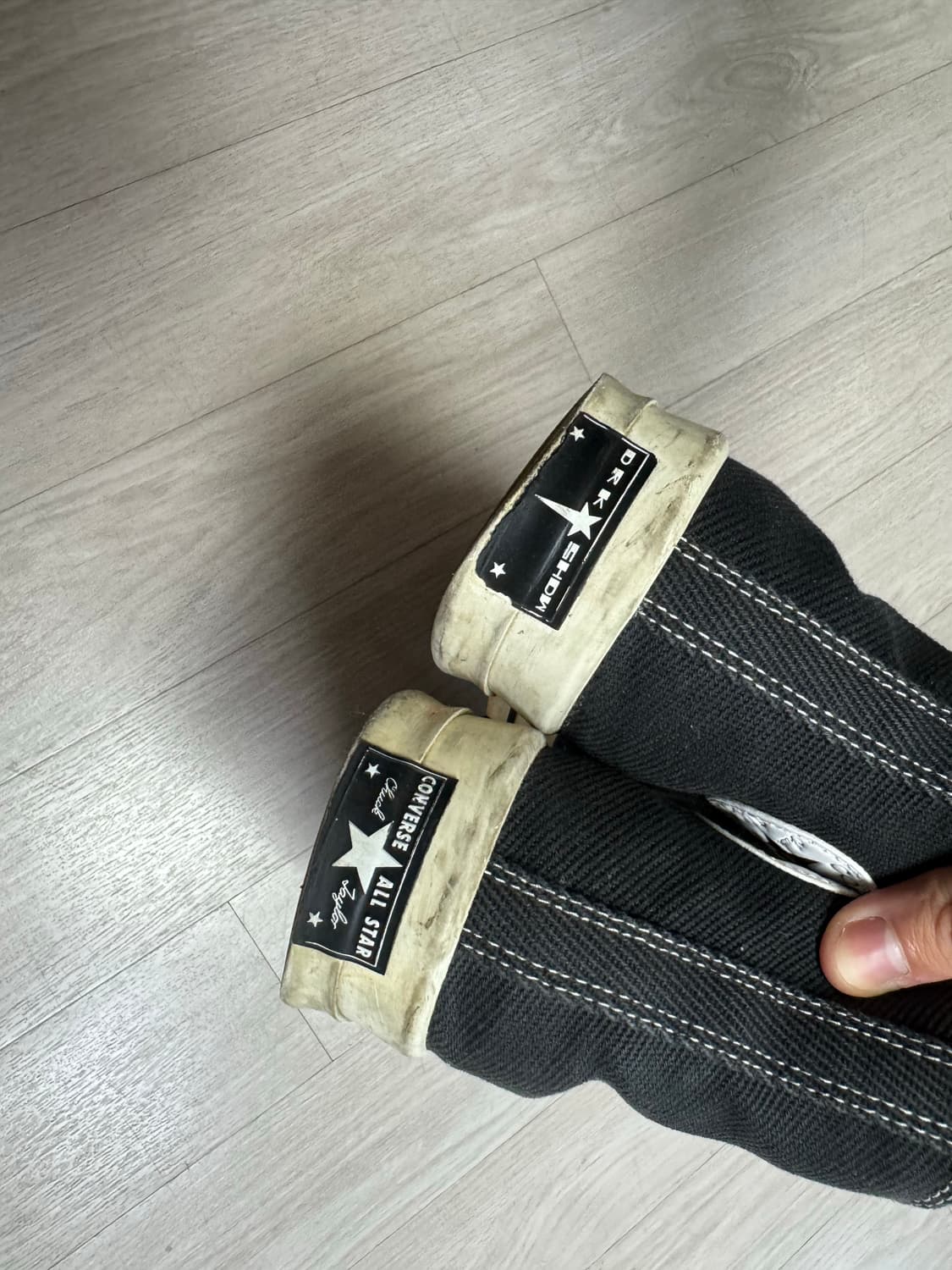 릭오웬스 다크쉐도우 컨버스 터보다크 척70하이 295 상품이미지6