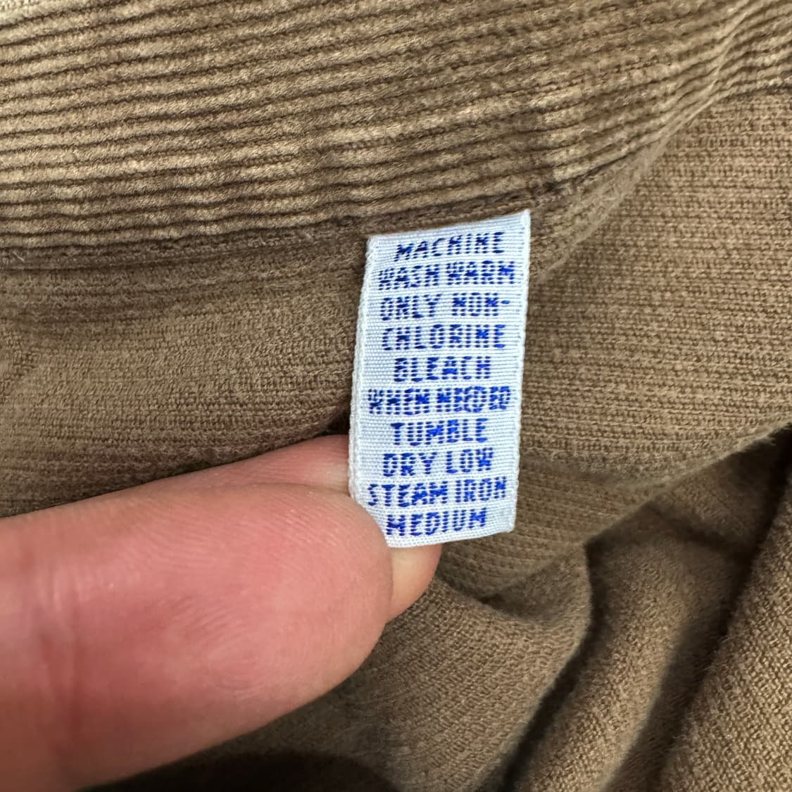 폴로 포니 코듀로이 셔츠 베이지 브라운 상품이미지6