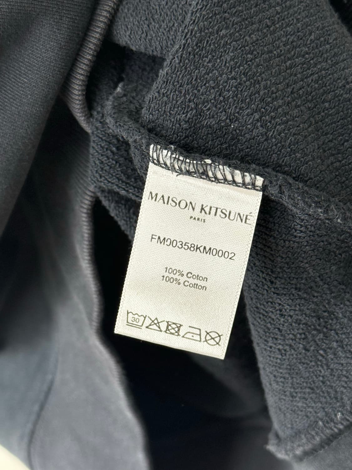 XXL 메종키츠네 더블 폭스 헤드 로고 맨투맨 상품이미지4