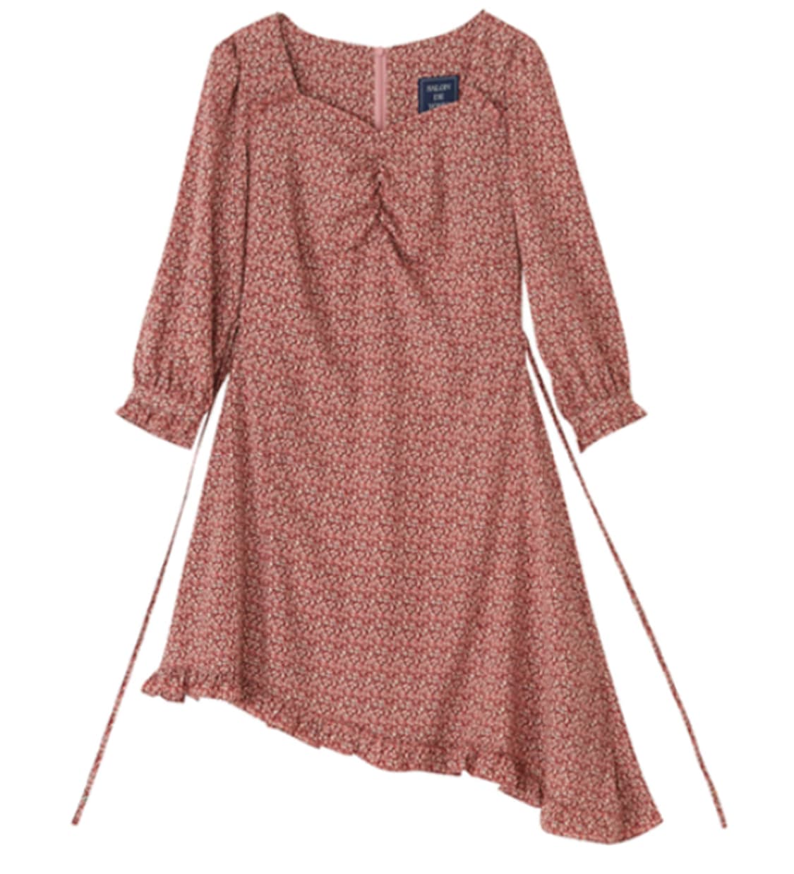 살롱드욘 언발란스 미니 원피스 상품이미지2