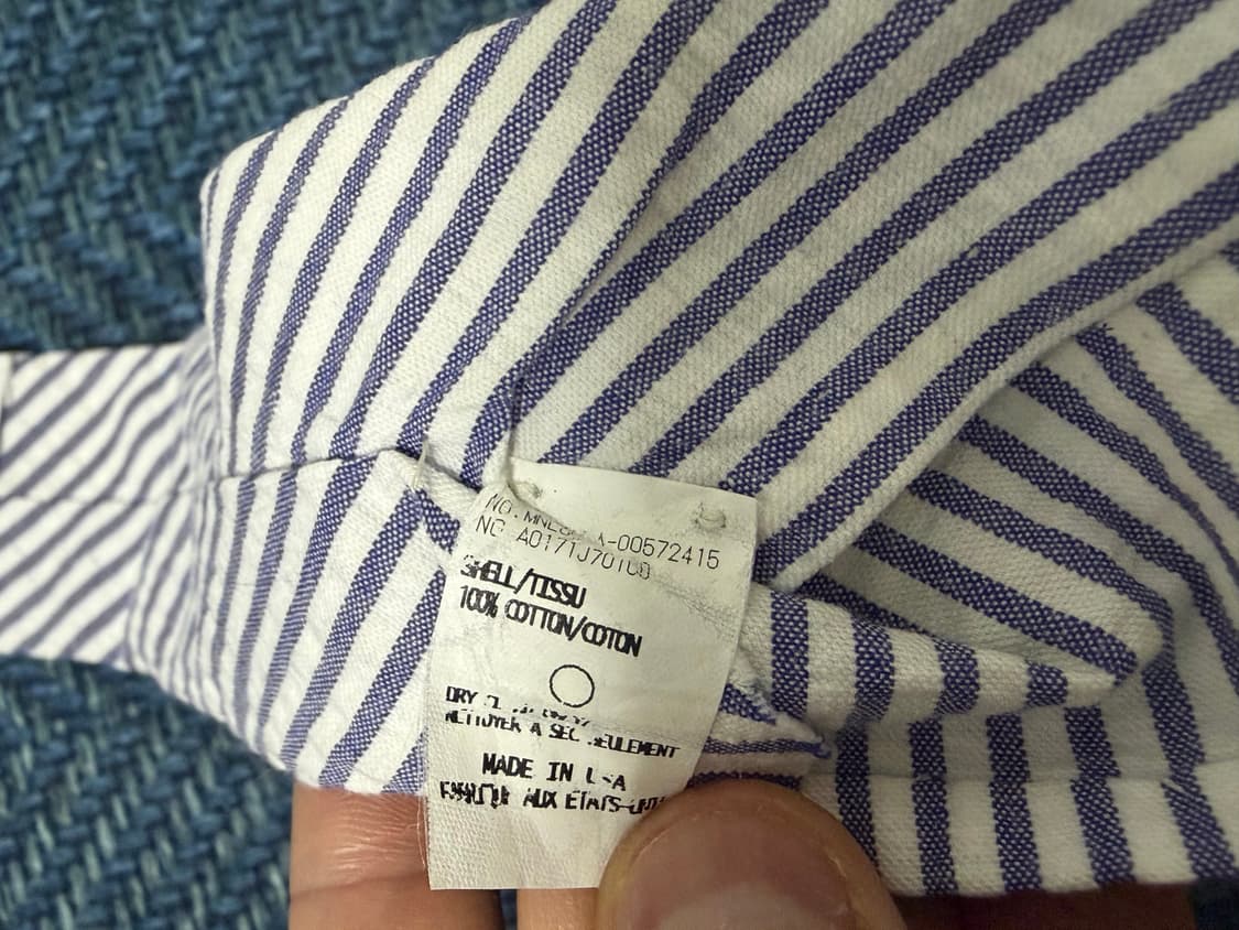 톰브라운 블루 시어서커 넥타이 상품이미지5