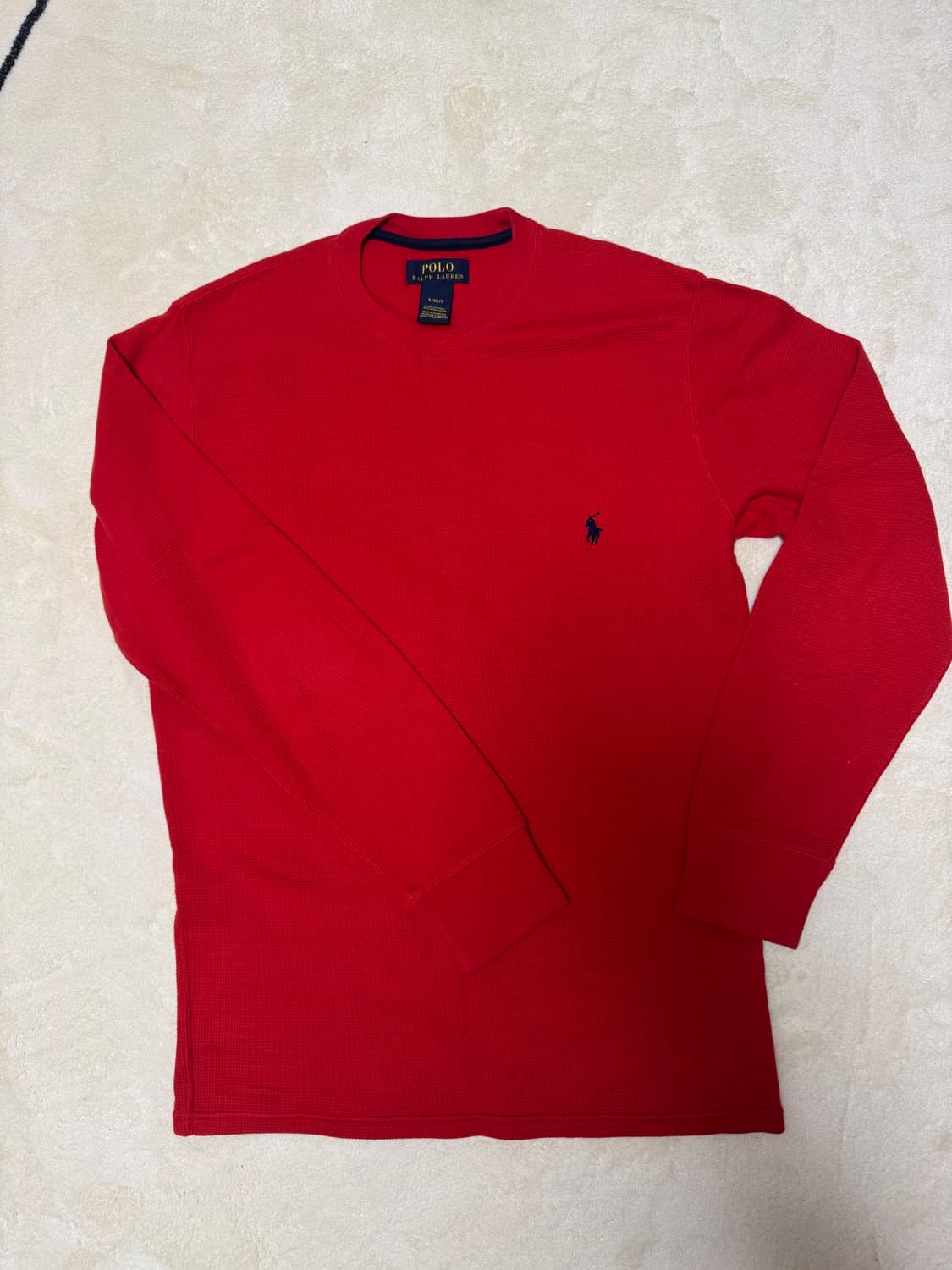 폴로 와플 롱슬리브  상품이미지1