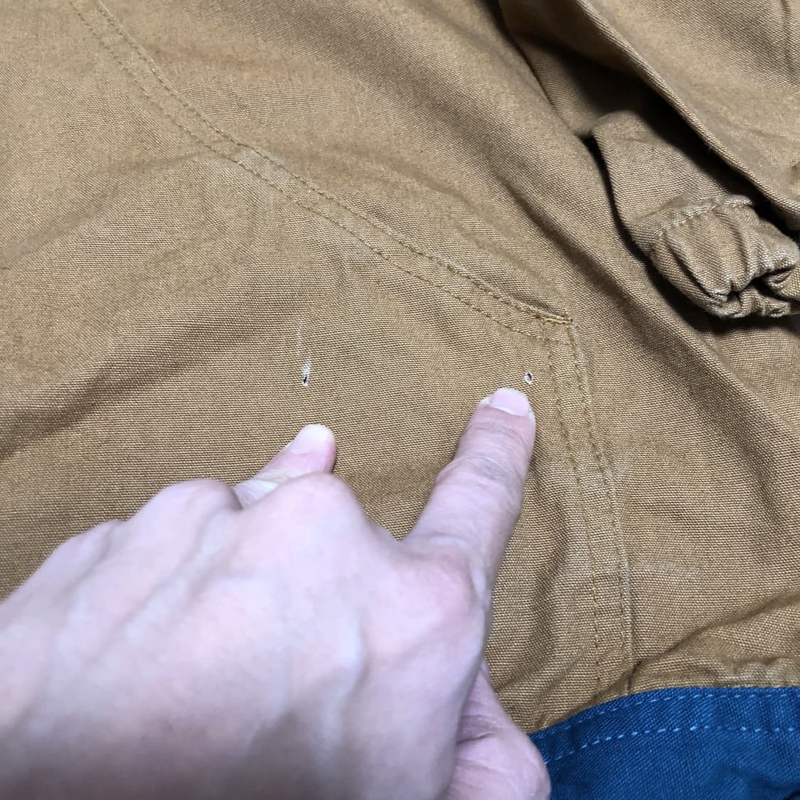 (L) 90's NEWPORT BLUE 올드스쿨 아노락 카멜 네이비 상품이미지2