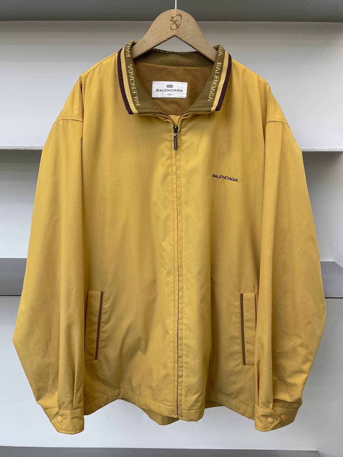 발렌시아가 90s 스펠 로고 집 자켓 상품이미지5
