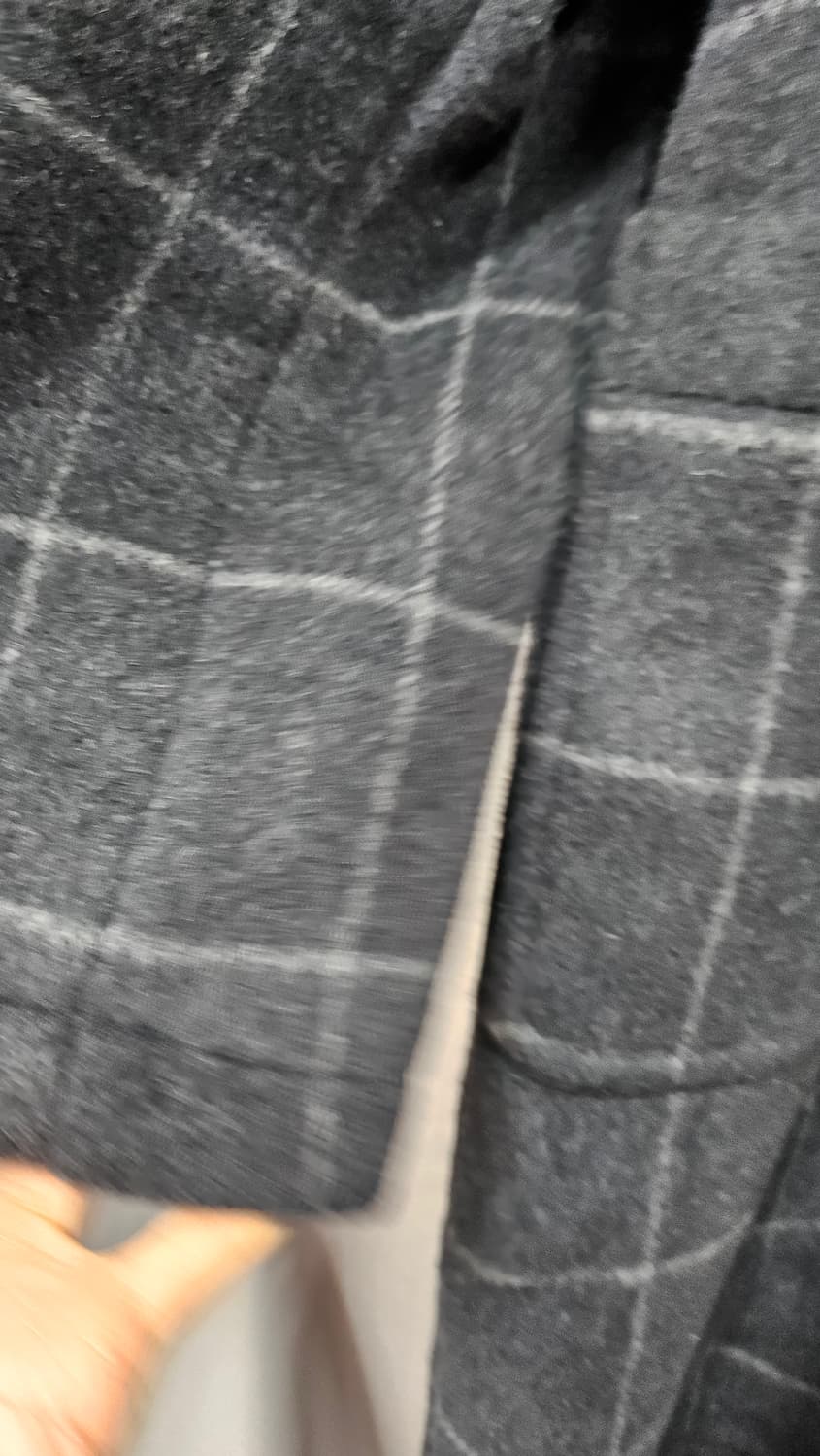 Lee  체크 모직 후드 떡볶이코트 100 상품이미지6