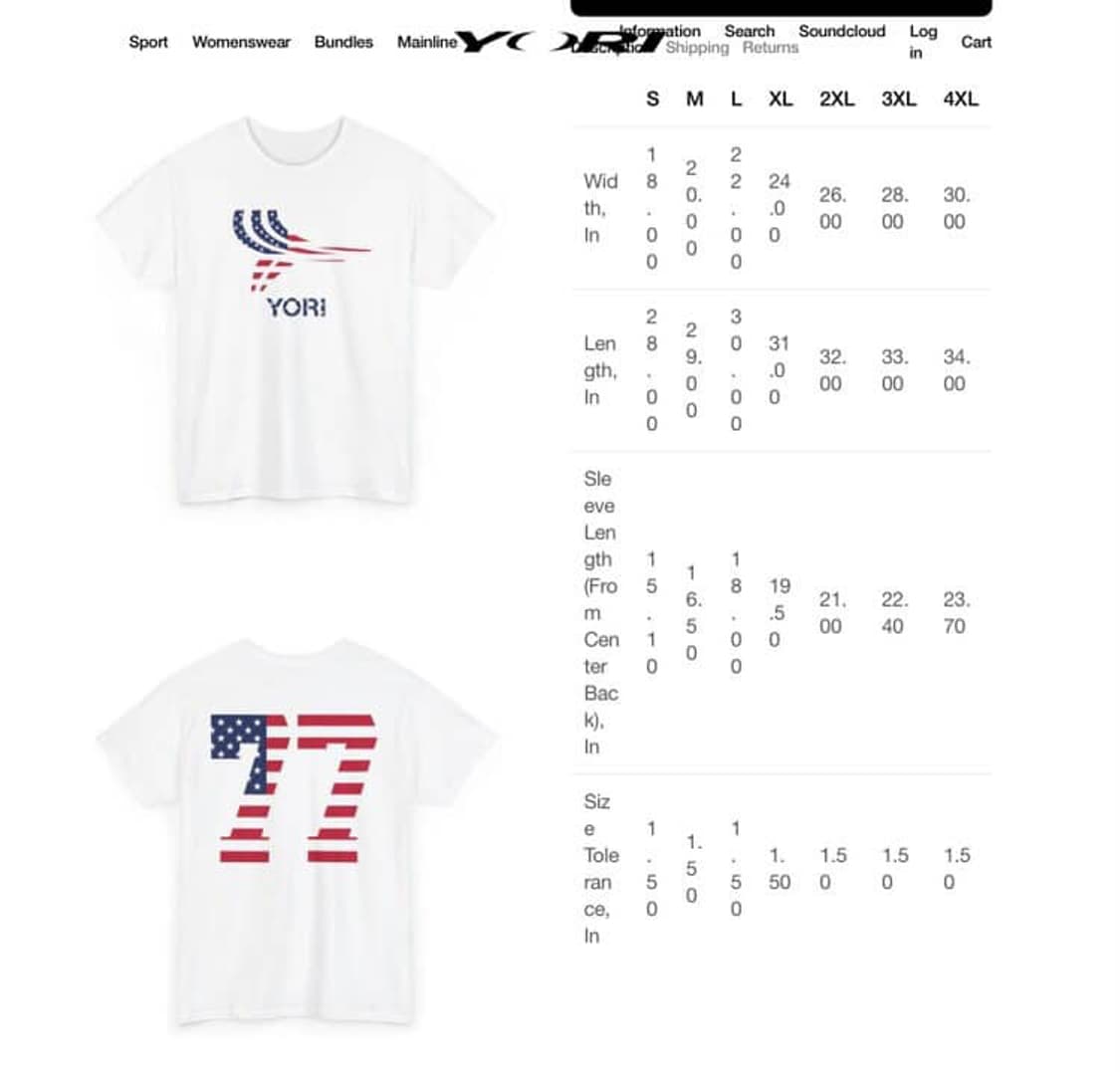 요리스포츠 티셔츠 M 상품이미지1