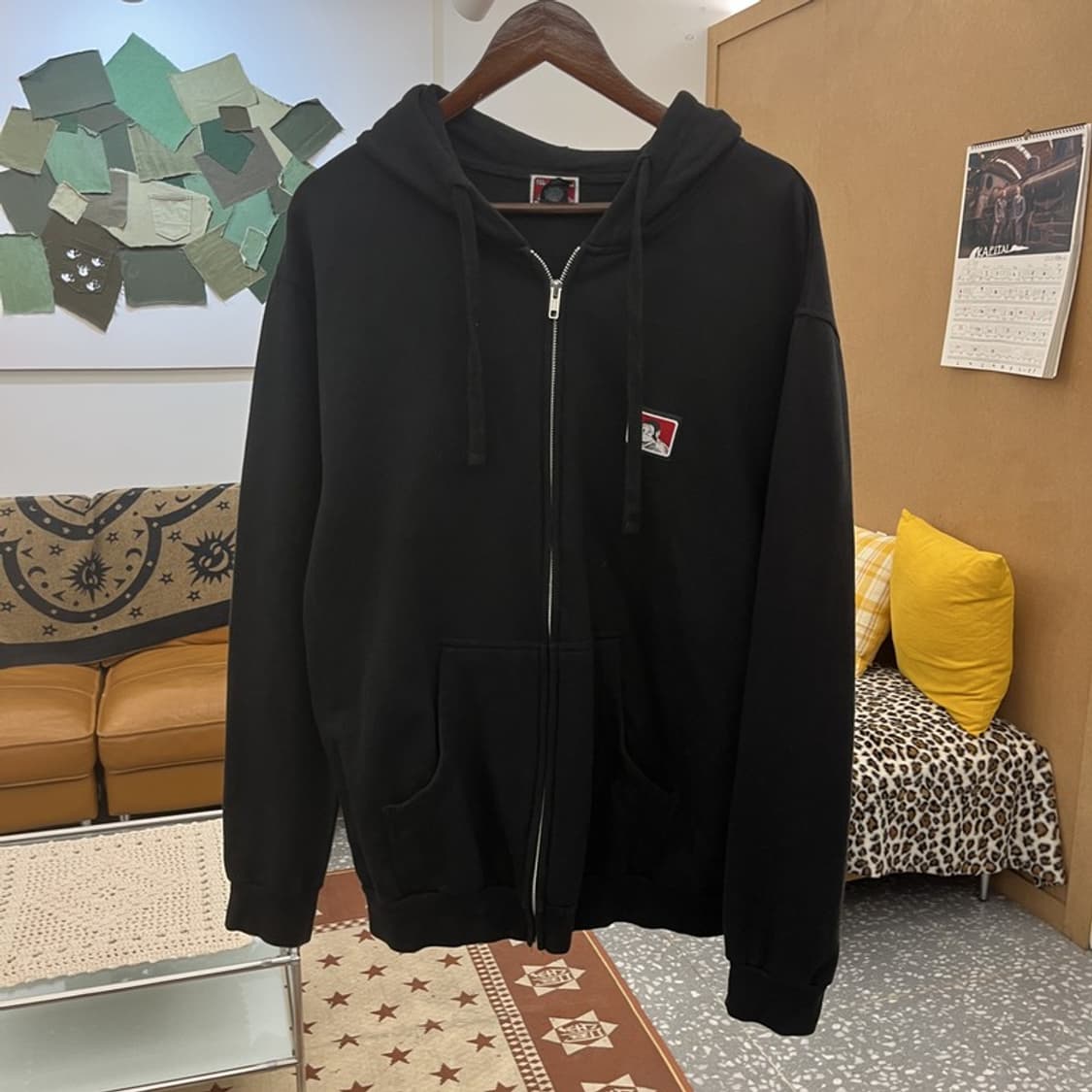 벤 데이비스 올드스쿨 빈티지 캐주얼 후드집업 L C09947 상품이미지3