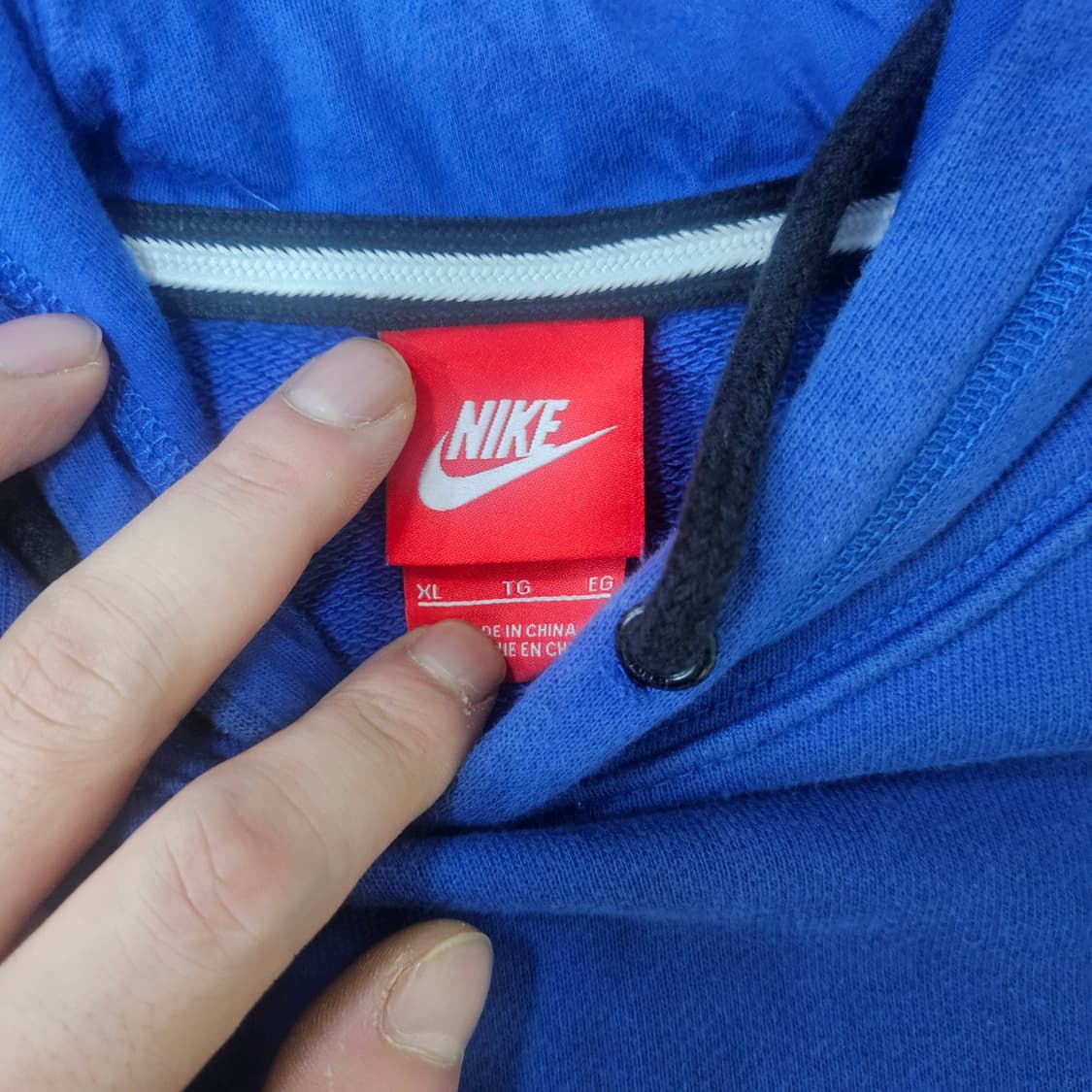 XL 나이키 화이트로고 후드티 0303Y 상품이미지3