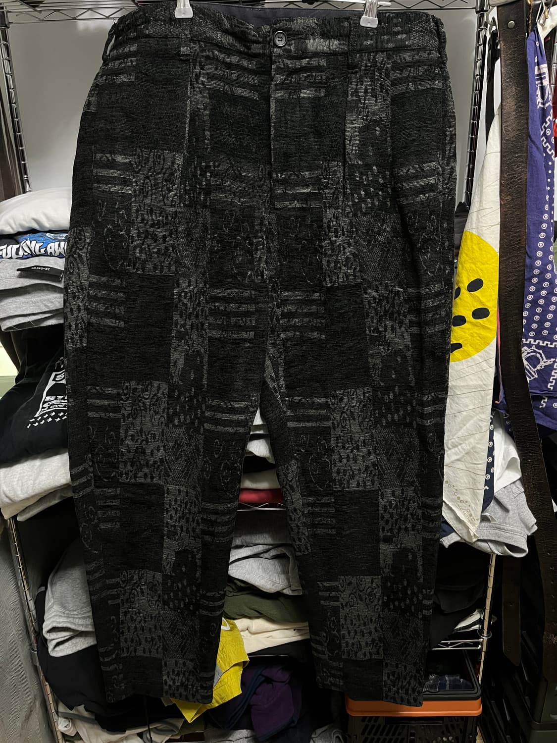 엔가 패턴 팬츠 상품이미지1