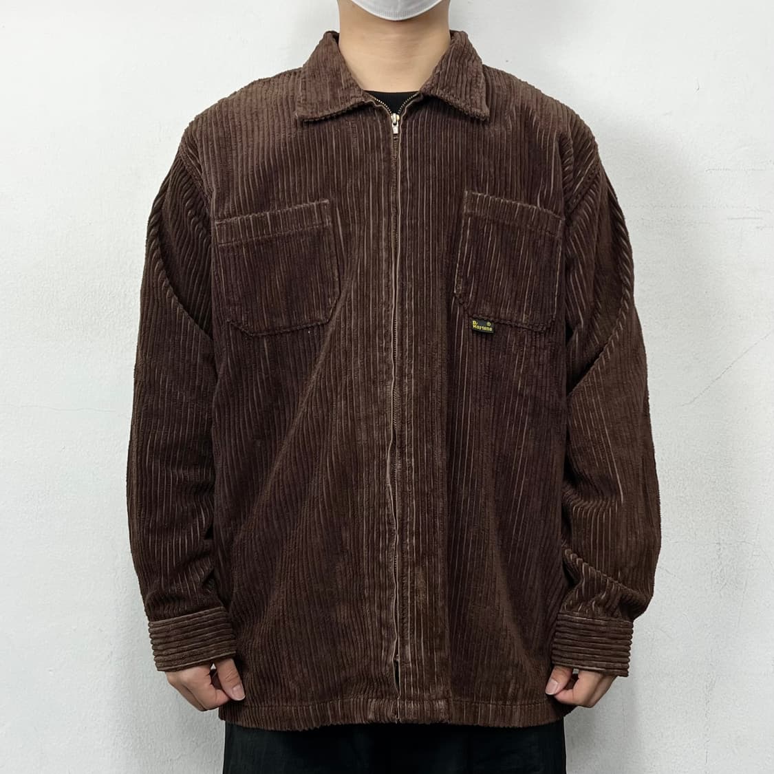 닥터마틴 투포켓 코듀로이 집업 자켓 브라운 상품이미지1