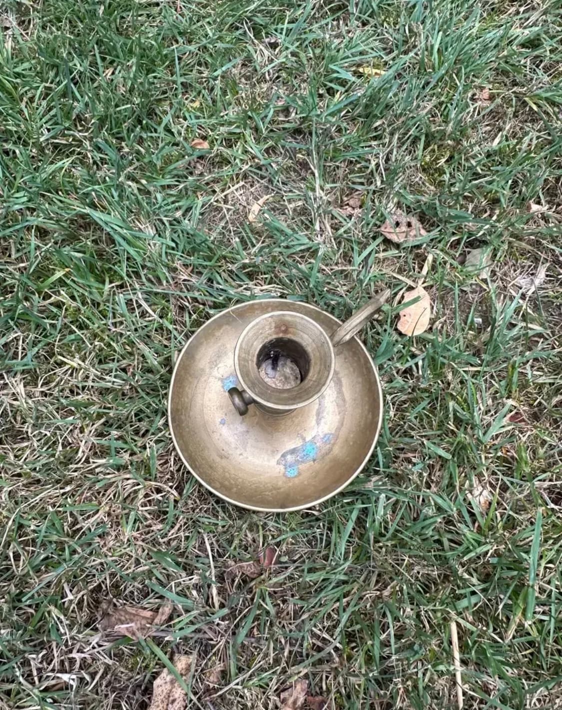 독일)빈티지 브라스 촛대 상품이미지4