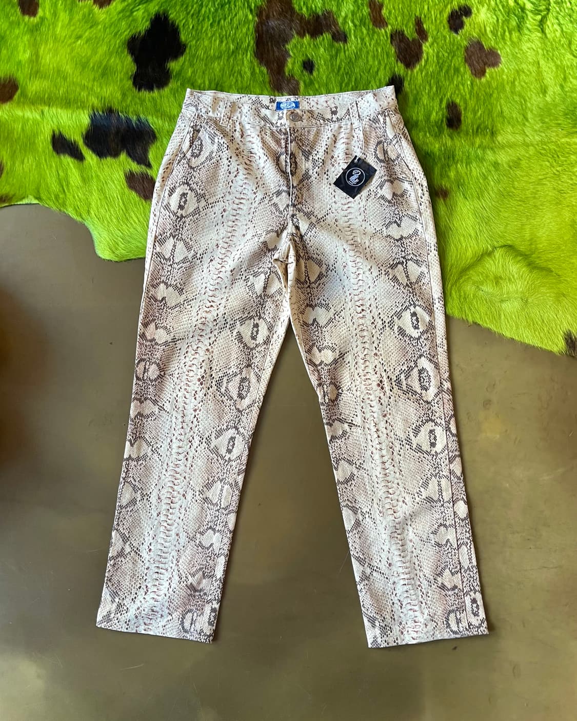Old BLUEMARINE Archive Python Wide Pants 상품이미지3