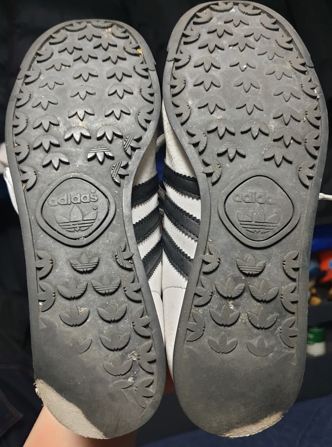 아디다스 사모아 클라우드 화이트 블랙 스니커즈 (240) 상품이미지5