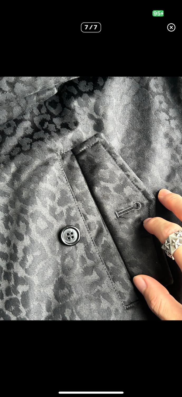 생로랑 레오파드 실크 자켓 46 상품이미지7