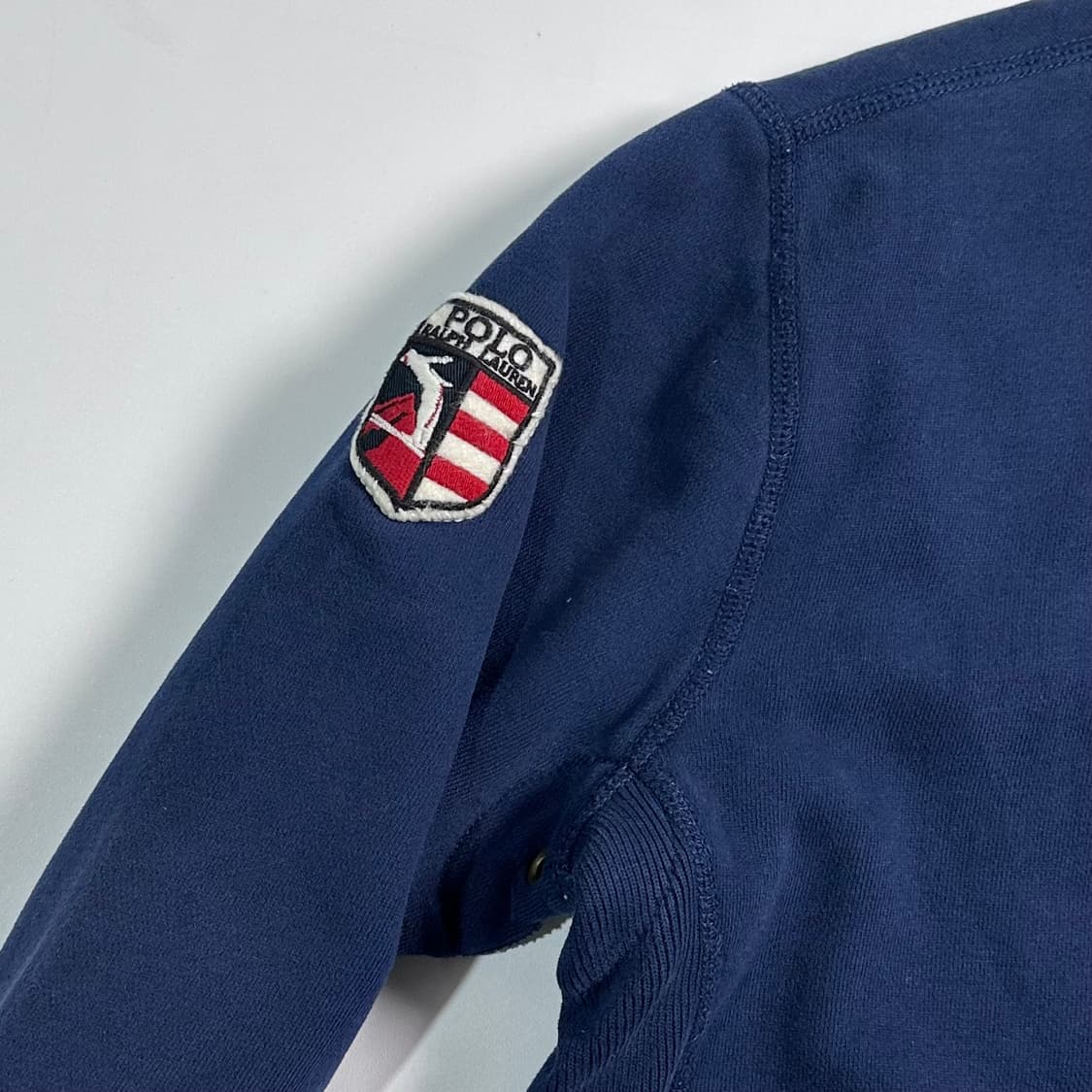 폴로 랄프로렌 네이비 스키패치 스웻 집업 상품이미지4