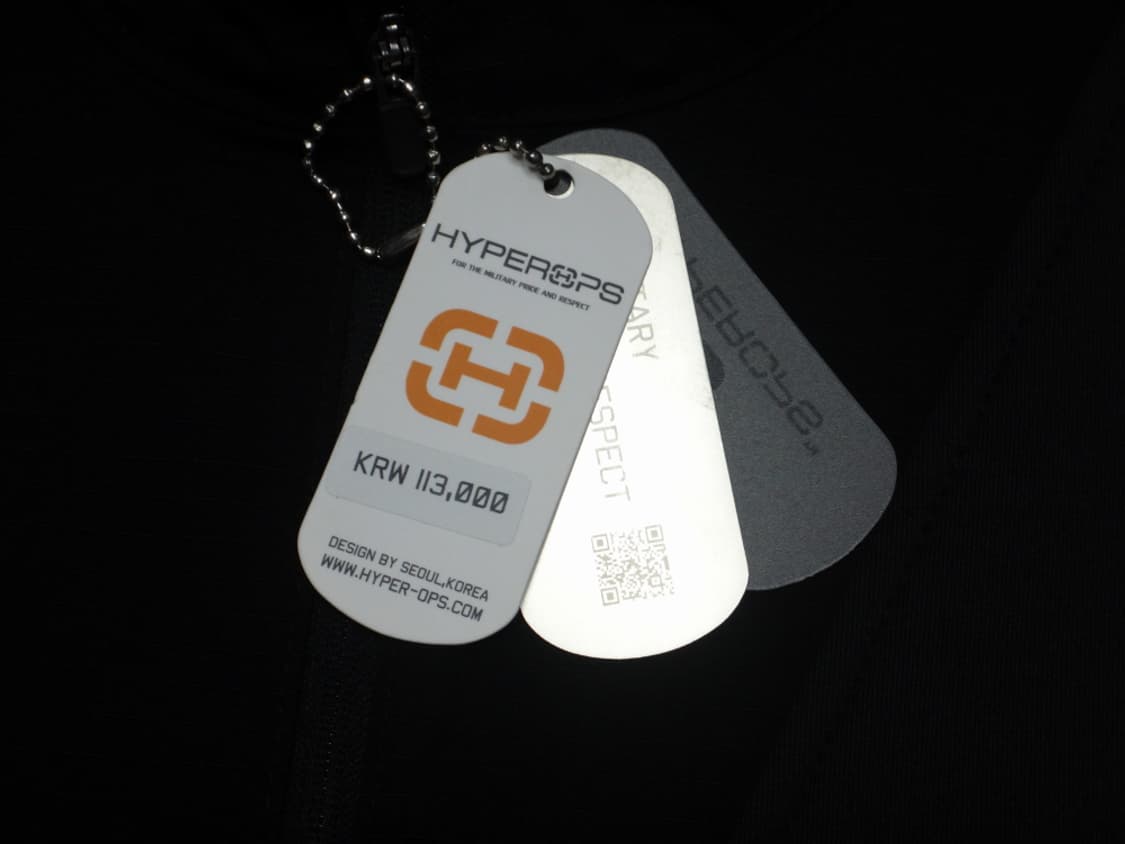 (3XL) Hyperops 하이퍼옵스 밀리터리 기모 반집업 상품이미지6
