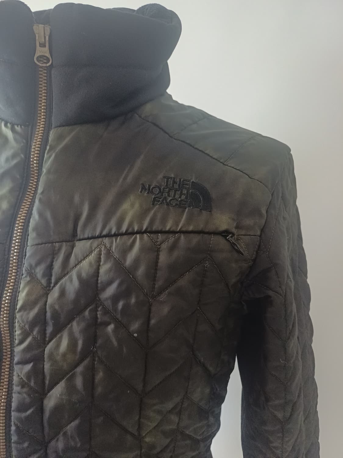 [M/95] 노스페이스 VX 하이브리드 테크니컬 퀼팅 자켓 (카키/블랙) 상품이미지5