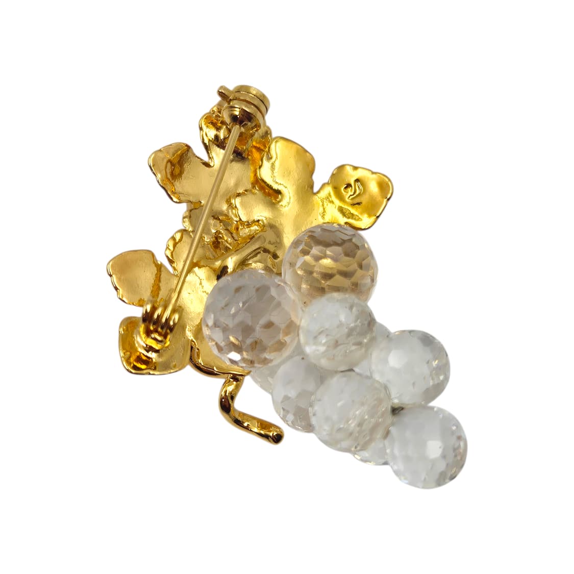 90s 스와로브스키 크리스탈 포도 브로치 상품이미지2