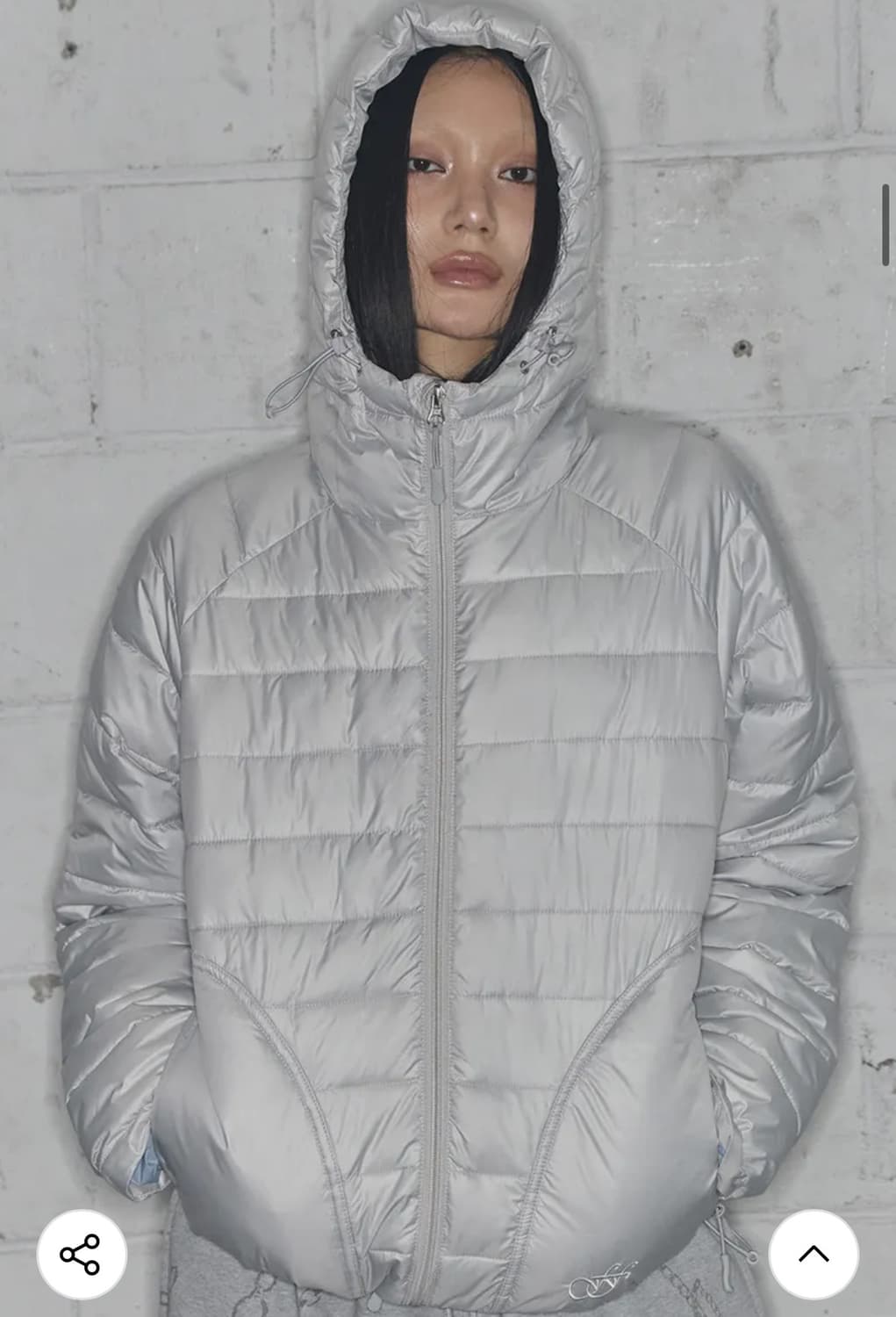 팬시클럽 라이트웨이트 스윙 푸퍼 (LIGHT GRAY) F25ZA001 상품이미지3