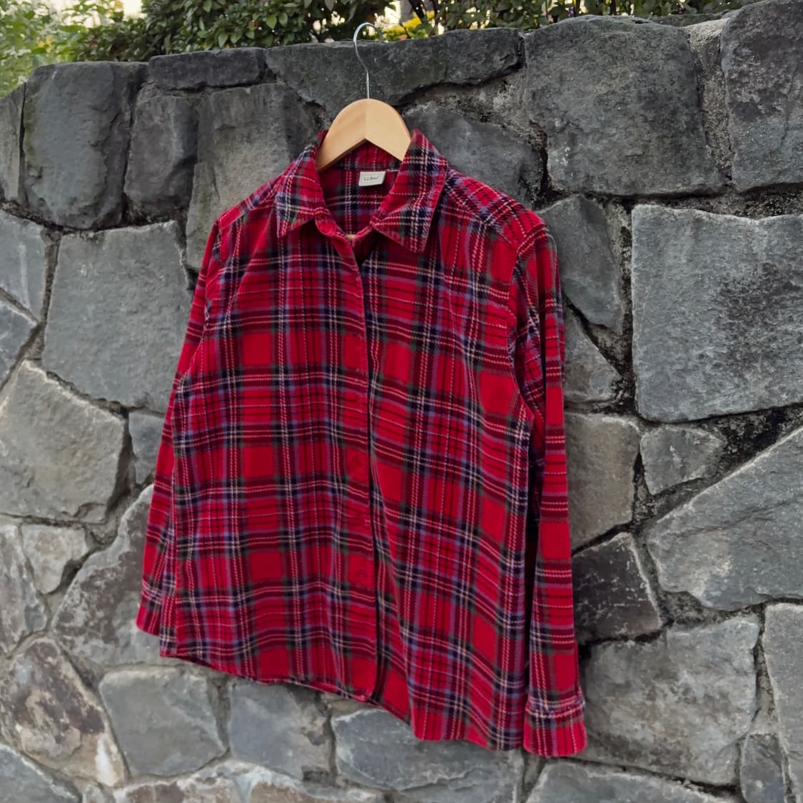 엘엘빈 L.L.Bean 레드 타탄 플란넬 셔츠 상품이미지2