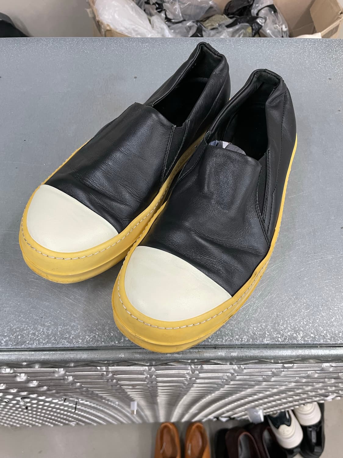 릭오웬스 레더 슬립온 41.5 (gr-4388) 상품이미지2